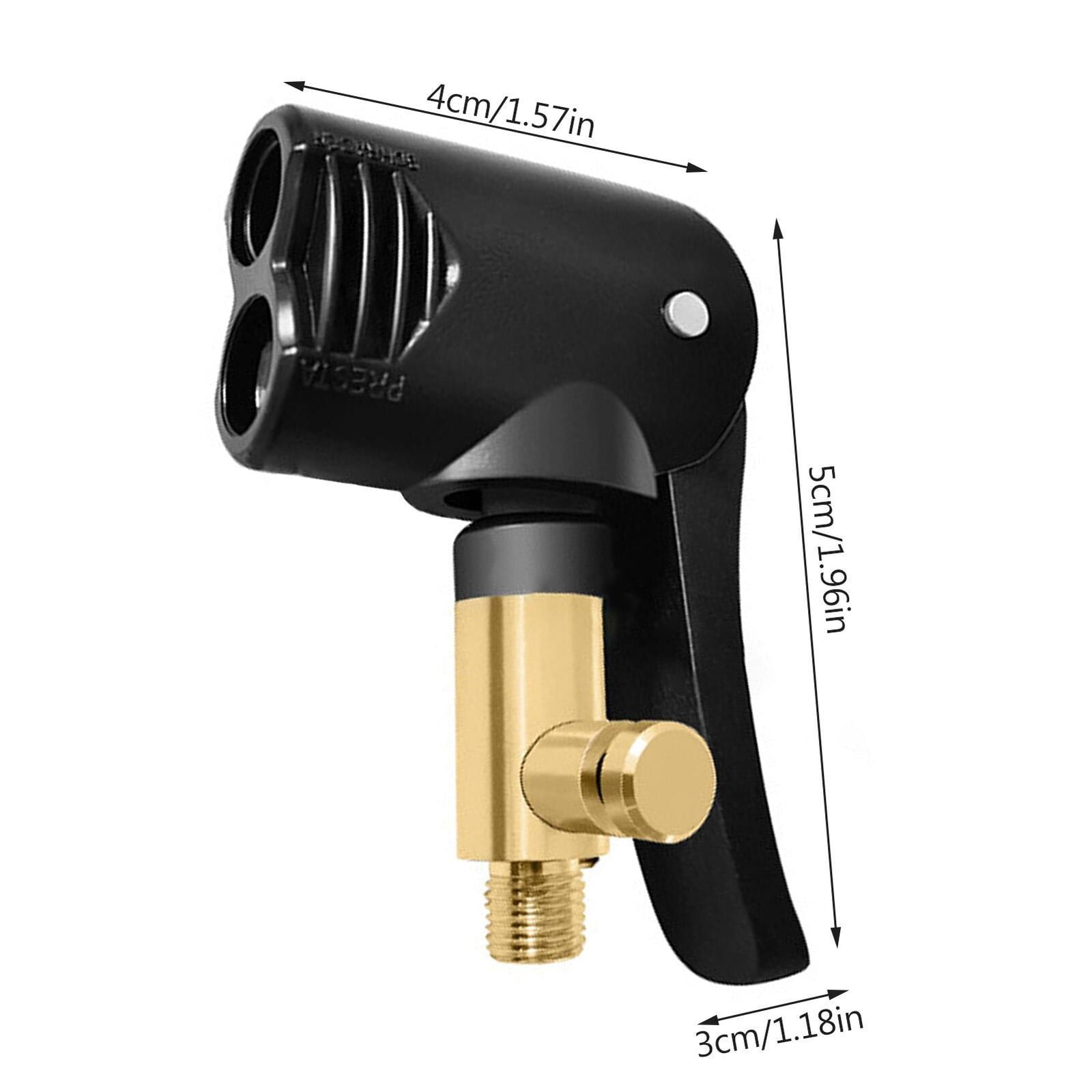 Air Pump Adapter Air Pump Valve 6Pcsｂicycle Bike Tyre Tube Replacement Presta Dual Head Air Pump Adapter Valve As Shown - Image 2