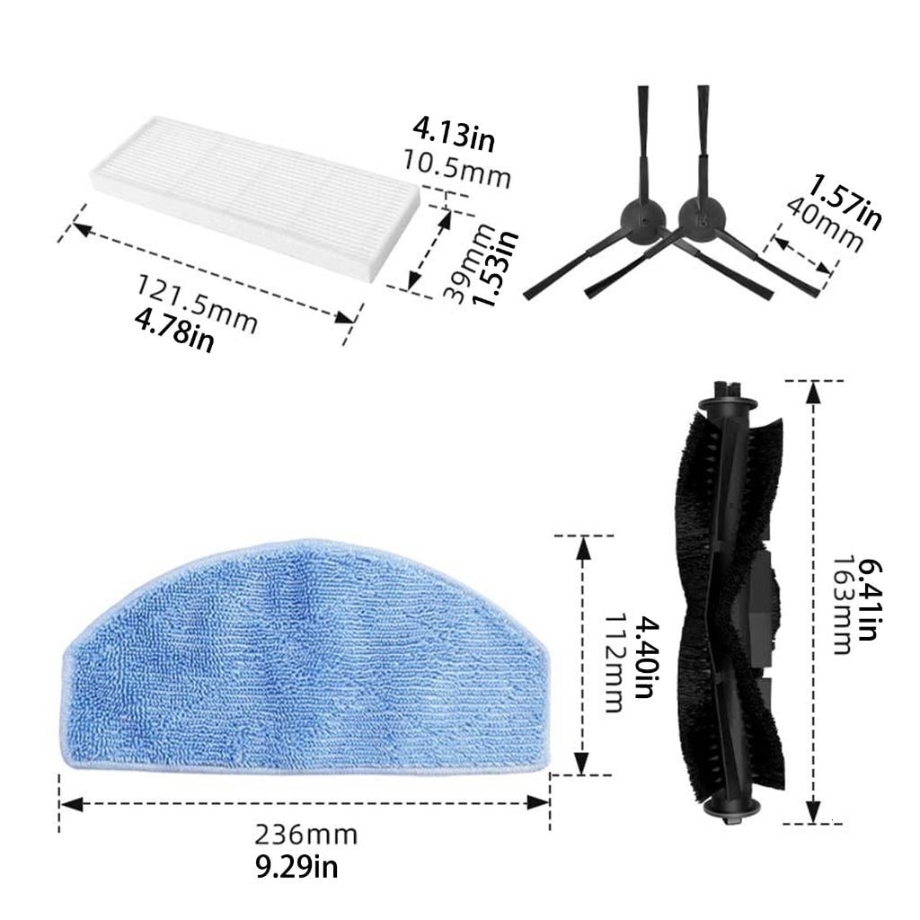 HEPA Filter Sweeper Side Brush Roller Brush Mopping Pads for G8000 G8000Pro - Image 5
