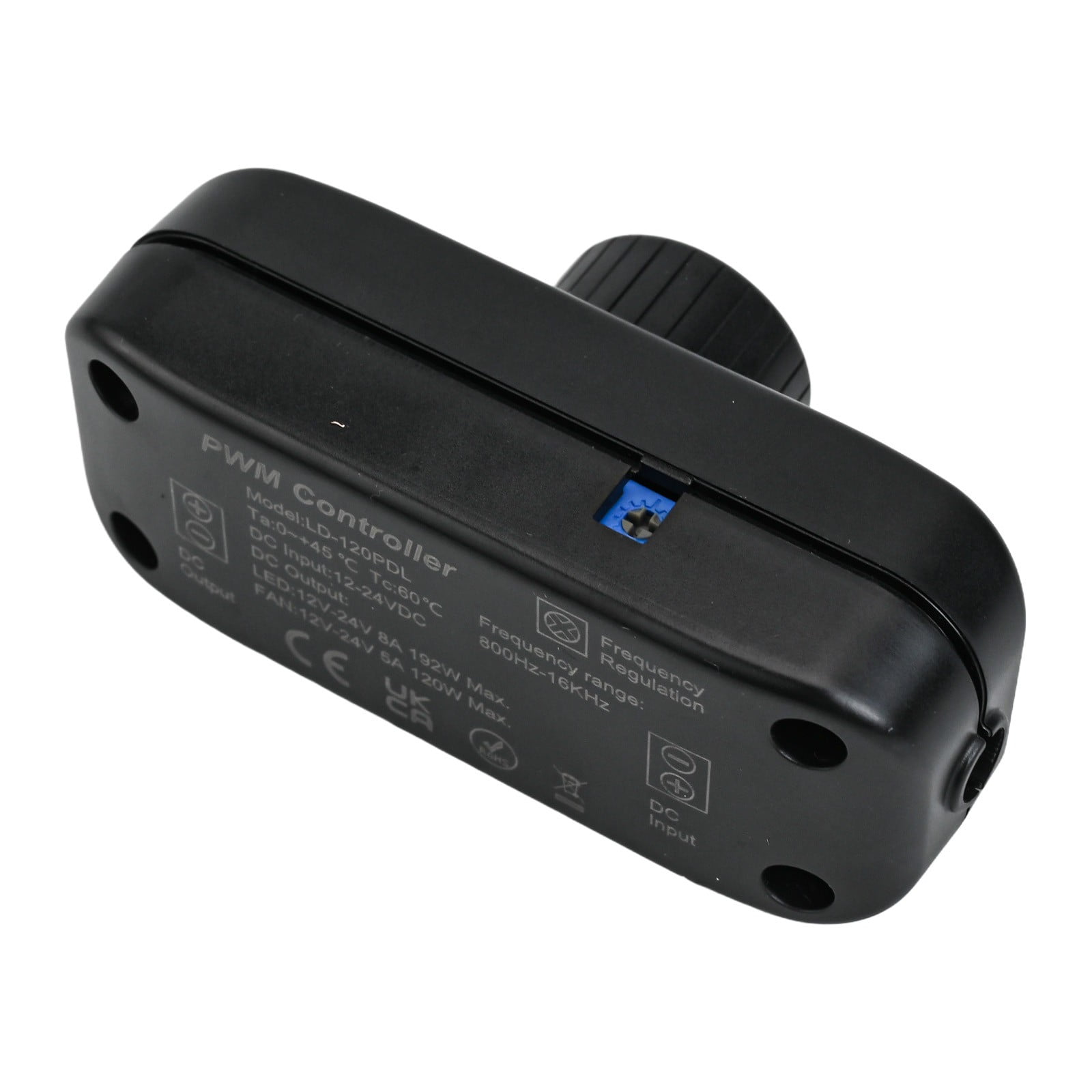 Inline Dimmer Switch For 12V 24V Led Lights Frequency Adjustable Push On/Off Rotary Control For Smooth Brightness Adjustment Black - Image 4