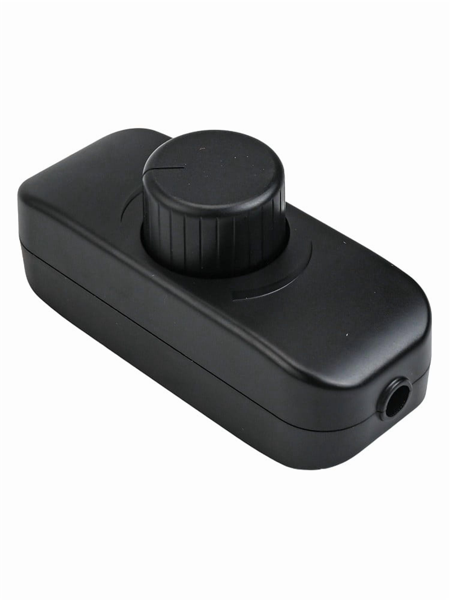 Inline Dimmer Switch For 12V 24V Led Lights Frequency Adjustable Push On/Off Rotary Control For Smooth Brightness Adjustment Black - Image 7