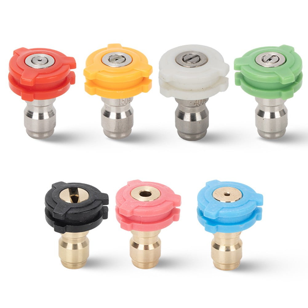 Car Washing Machine 1/4 Nozzle High Pressure Nozzle Fan-Shaped Quick Fittings 1.2 mm - Image 4