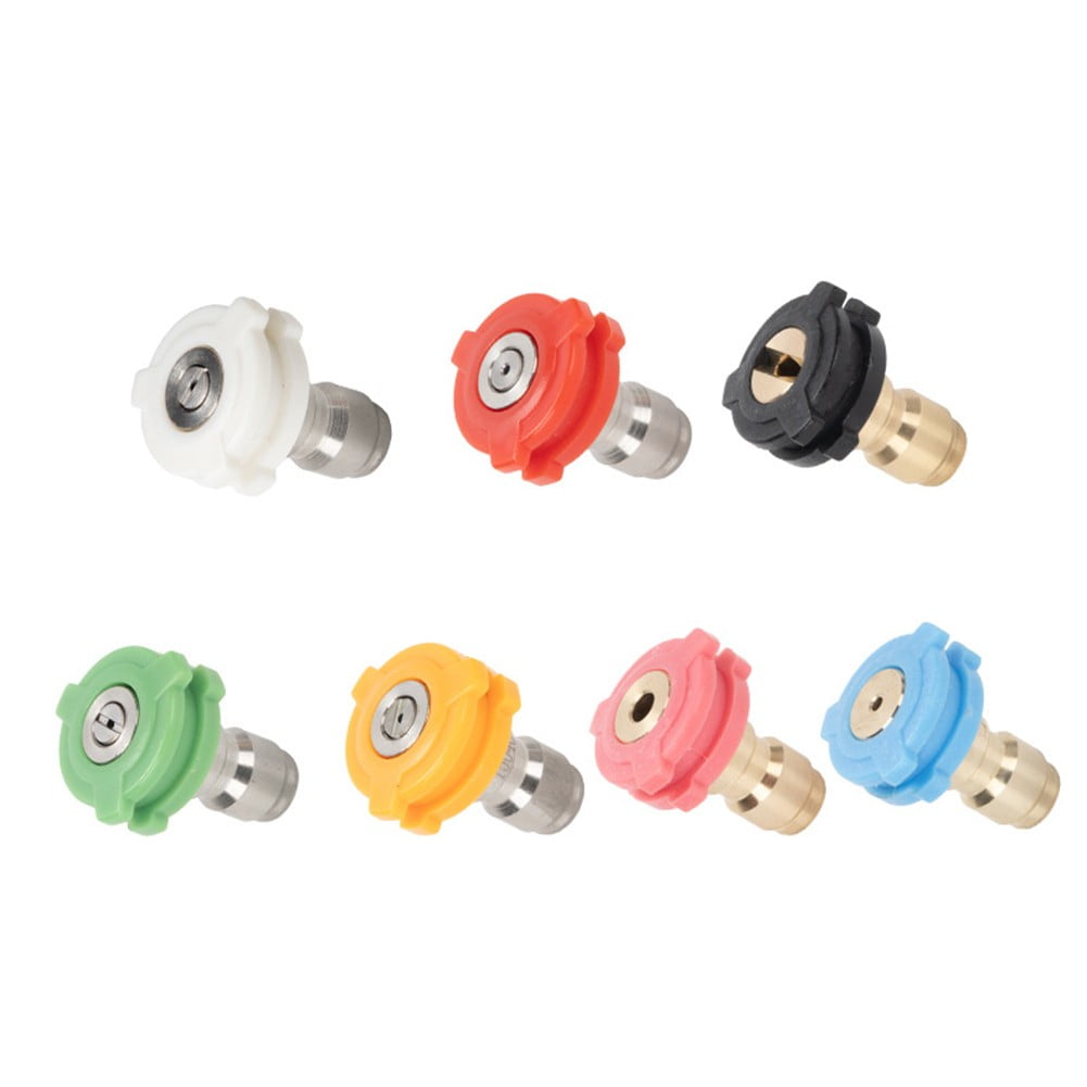 Car Washing Machine 1/4 Nozzle High Pressure Nozzle Fan-Shaped Quick Fittings 2.0 mm - Image 1