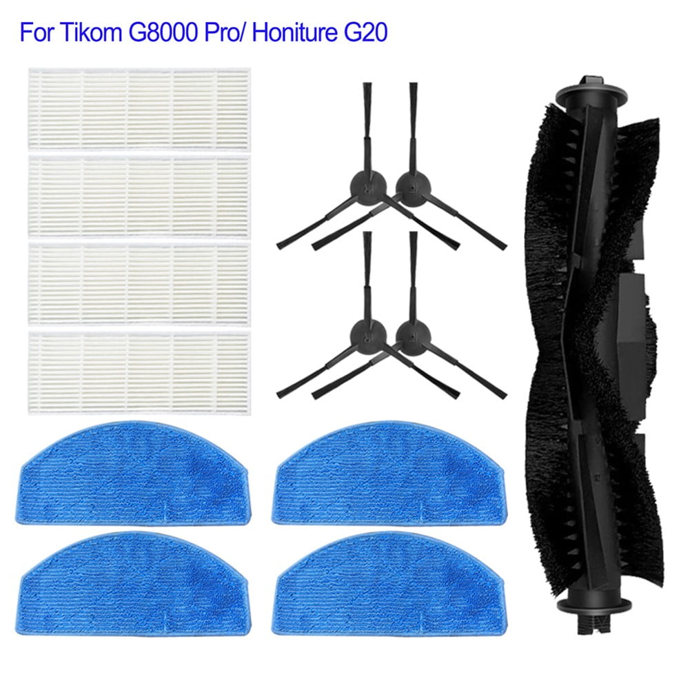 Main Roller Brush For Tikom G8000 Pro/Honiture G20 Vacuum Cleaner Accessories Roller Side Brush Filter Mop Cloths Sweeper Part E - Image 1