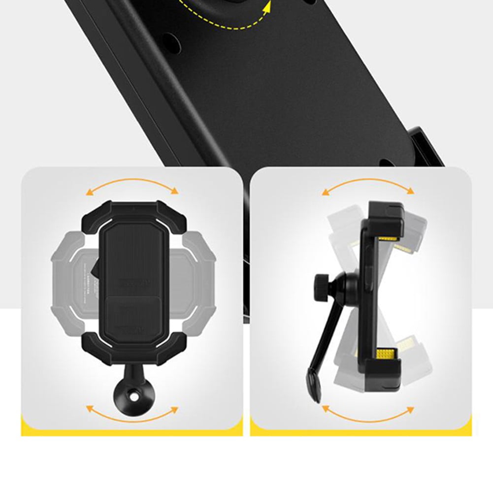 Adjustable Motorcycle Phone Holder With Silicone Protection For Secure Locking Pink - Image 6