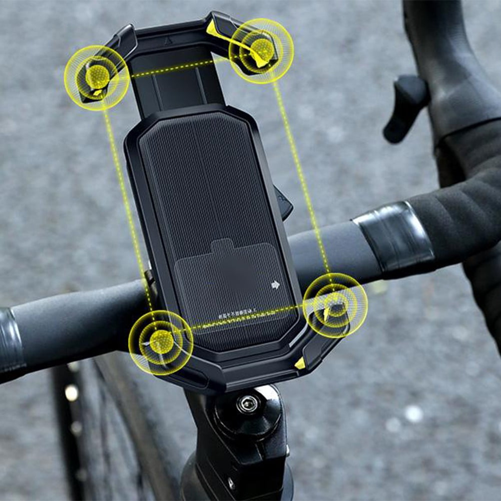 Adjustable Motorcycle Phone Holder With Silicone Protection For Secure Locking Pink - Image 8