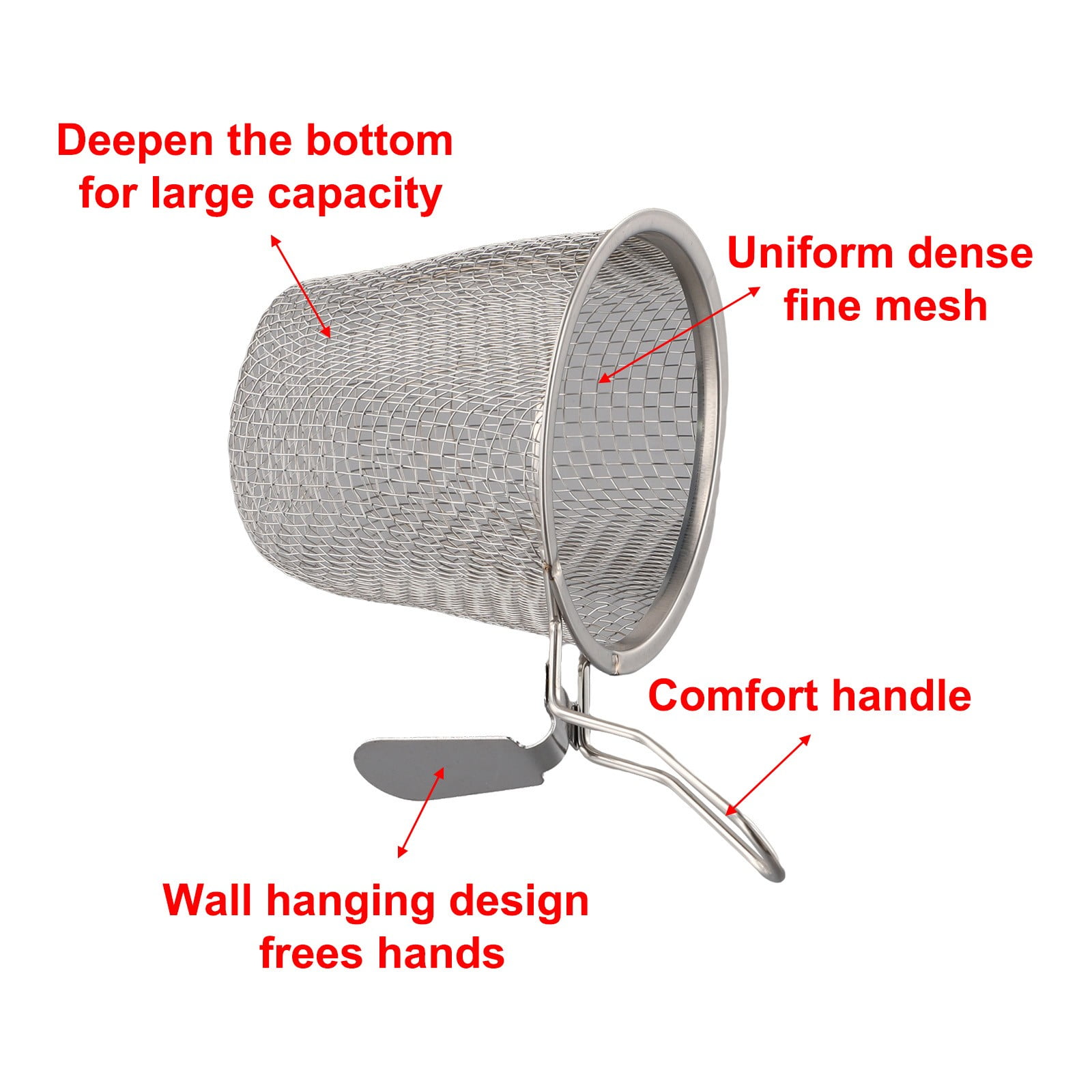 Specifications Filter Basket Fine Wire Mesh Non Porous Stainless Steel S - Image 2