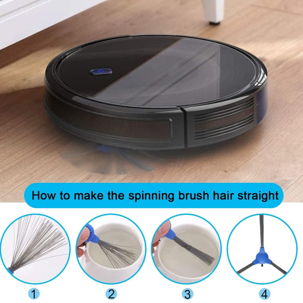 BQBQERT 10 Pack Replacement Side Brushes Tool Easy Installation Sweeper Part Suitable for 11S 30C Robot Vacuum - Image 4