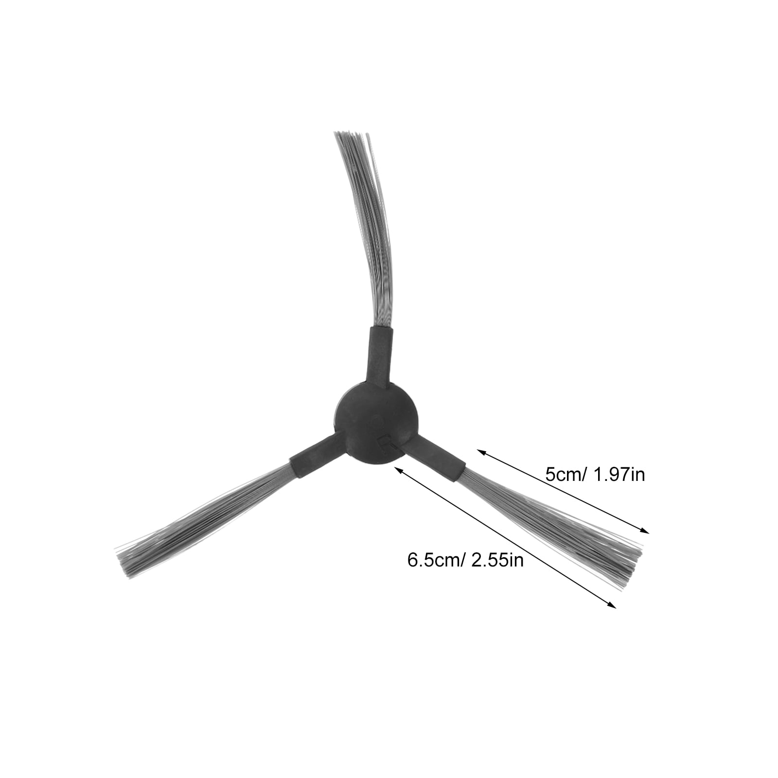 LOLIPPYY 3Pairs Side Brush Replacement Parts for Robot Vacuum Cleaner Compatible with Sweeper Models - Image 2