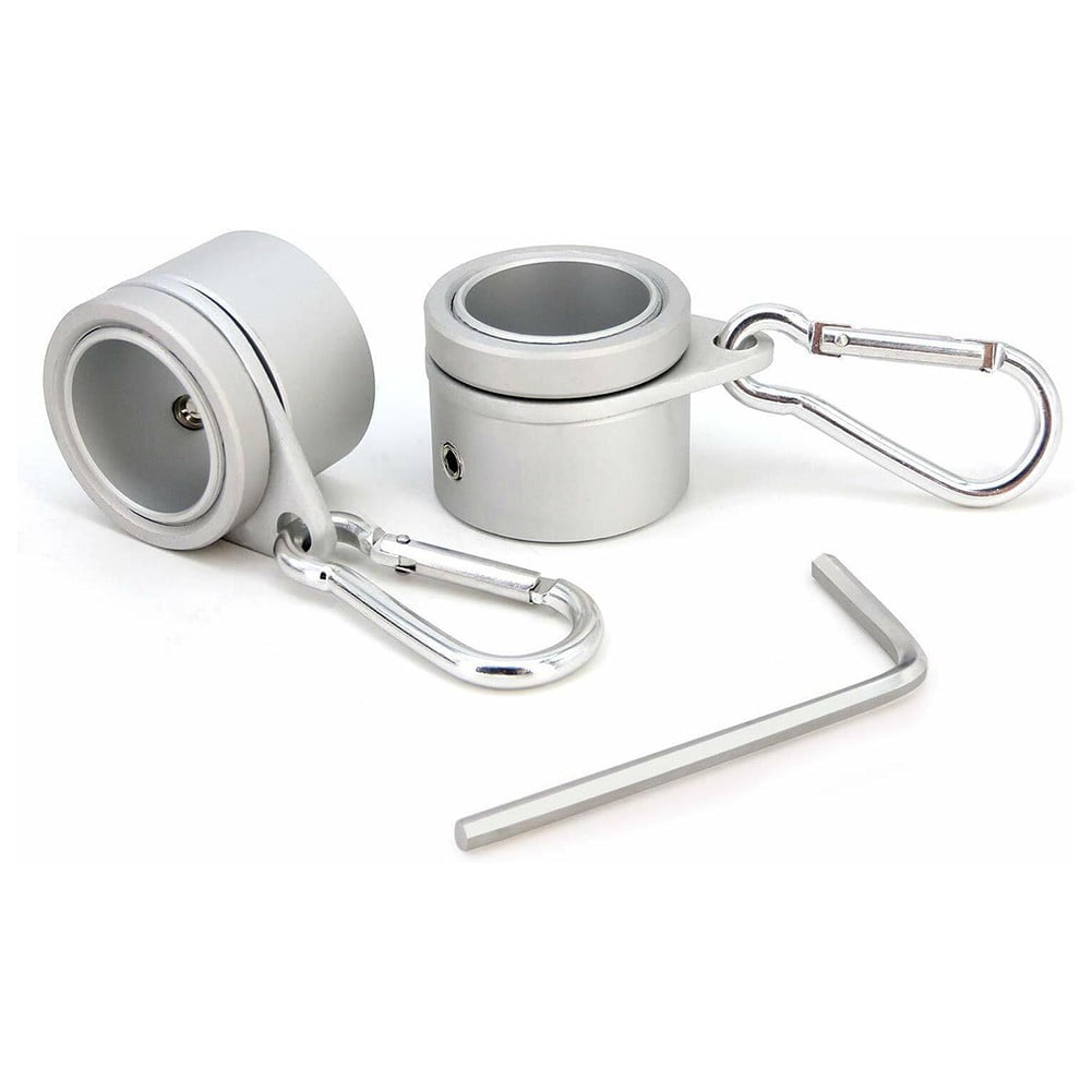 2pcs Flag Pole Ring Aluminum Alloy for 0.75-1 in Pole 360° Rotating Anti-Wrap - Image 6