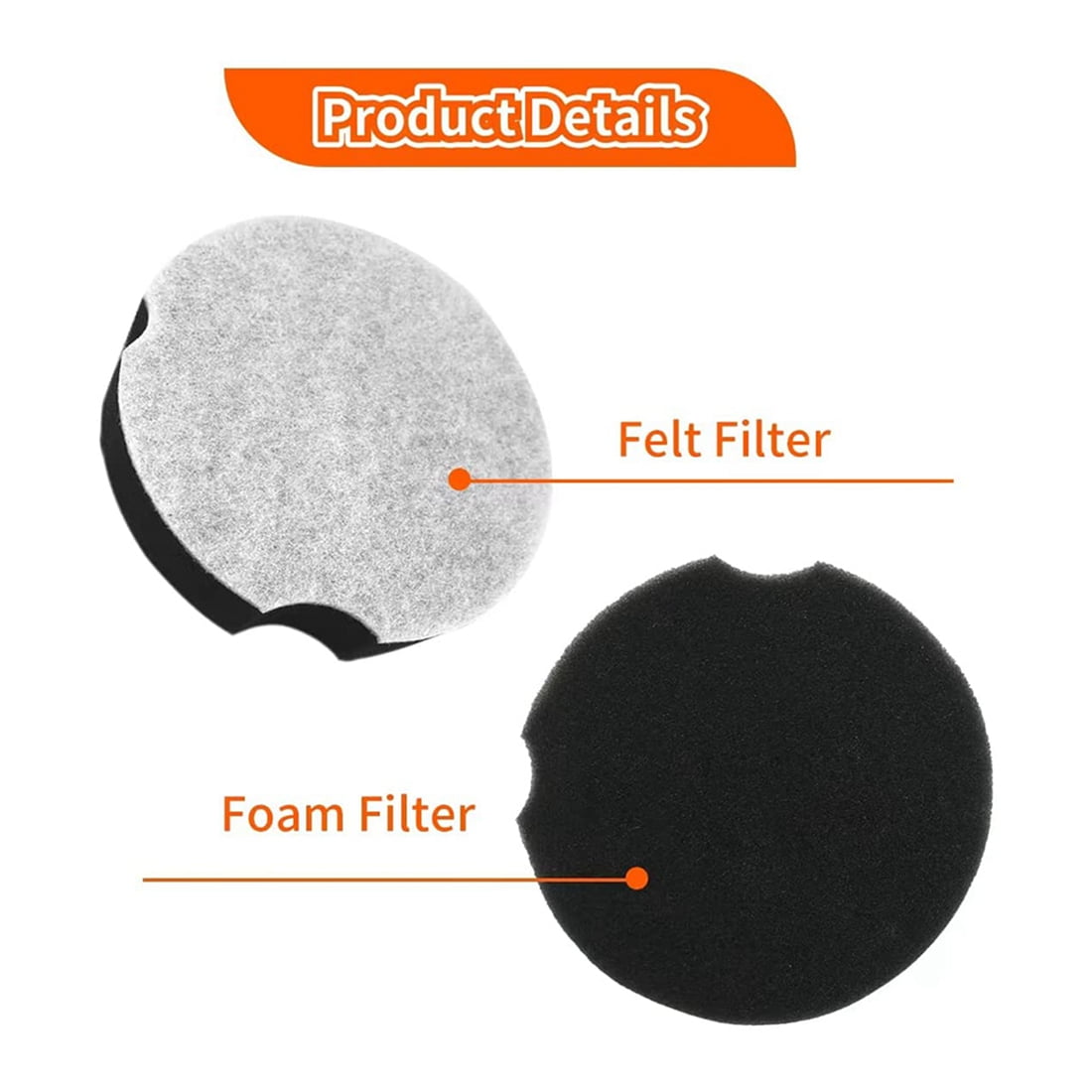 Vacuum Cleaner Filters for PowerForce Compact Upright 1520 and 2112 Series Vacuum Cleaner (5 Pack) White & black - Image 5
