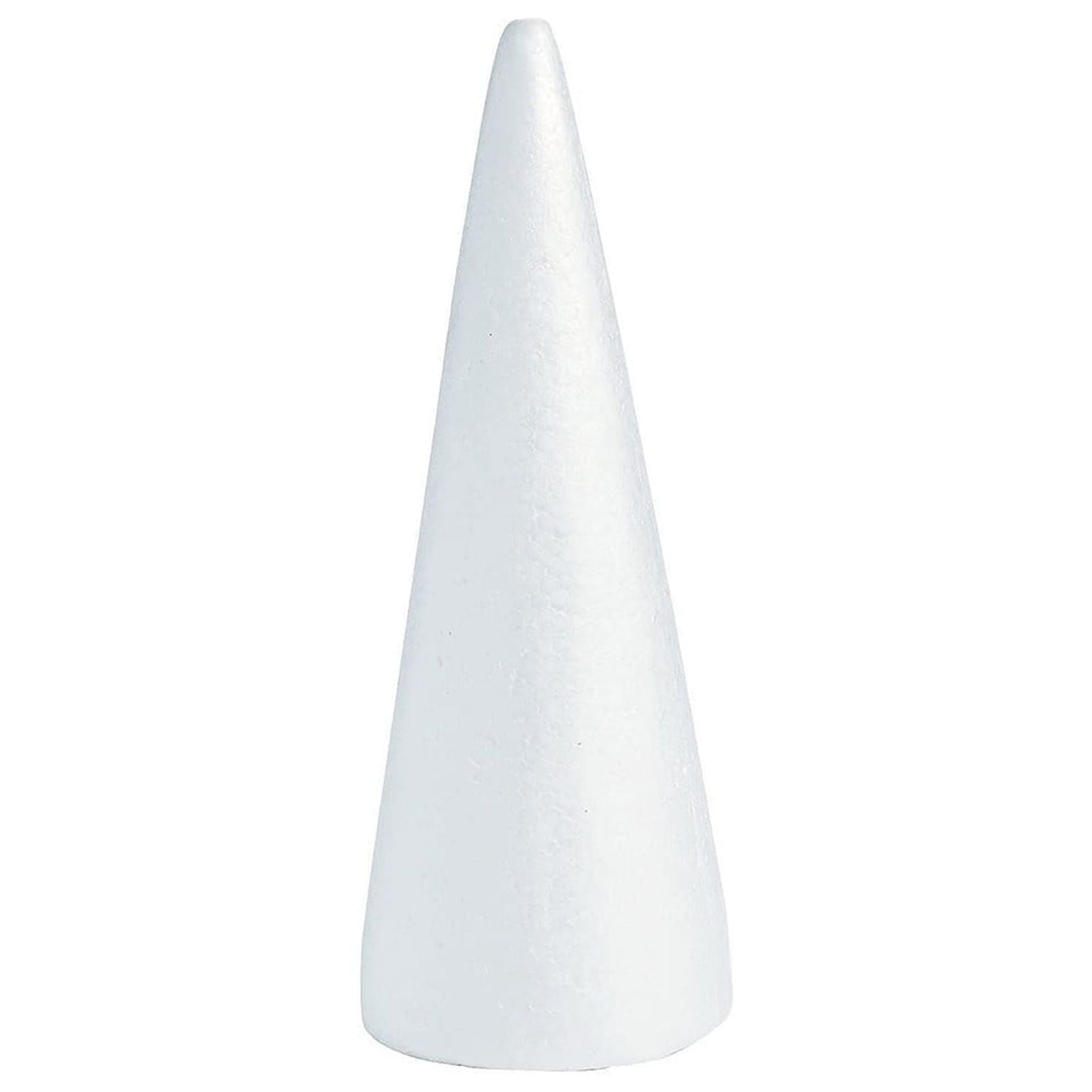 Lierteer Styrofoam Foam Cones Polystyrene for Crafts DIY Painting Triangle Tree 20cmX7.9cm - Image 3