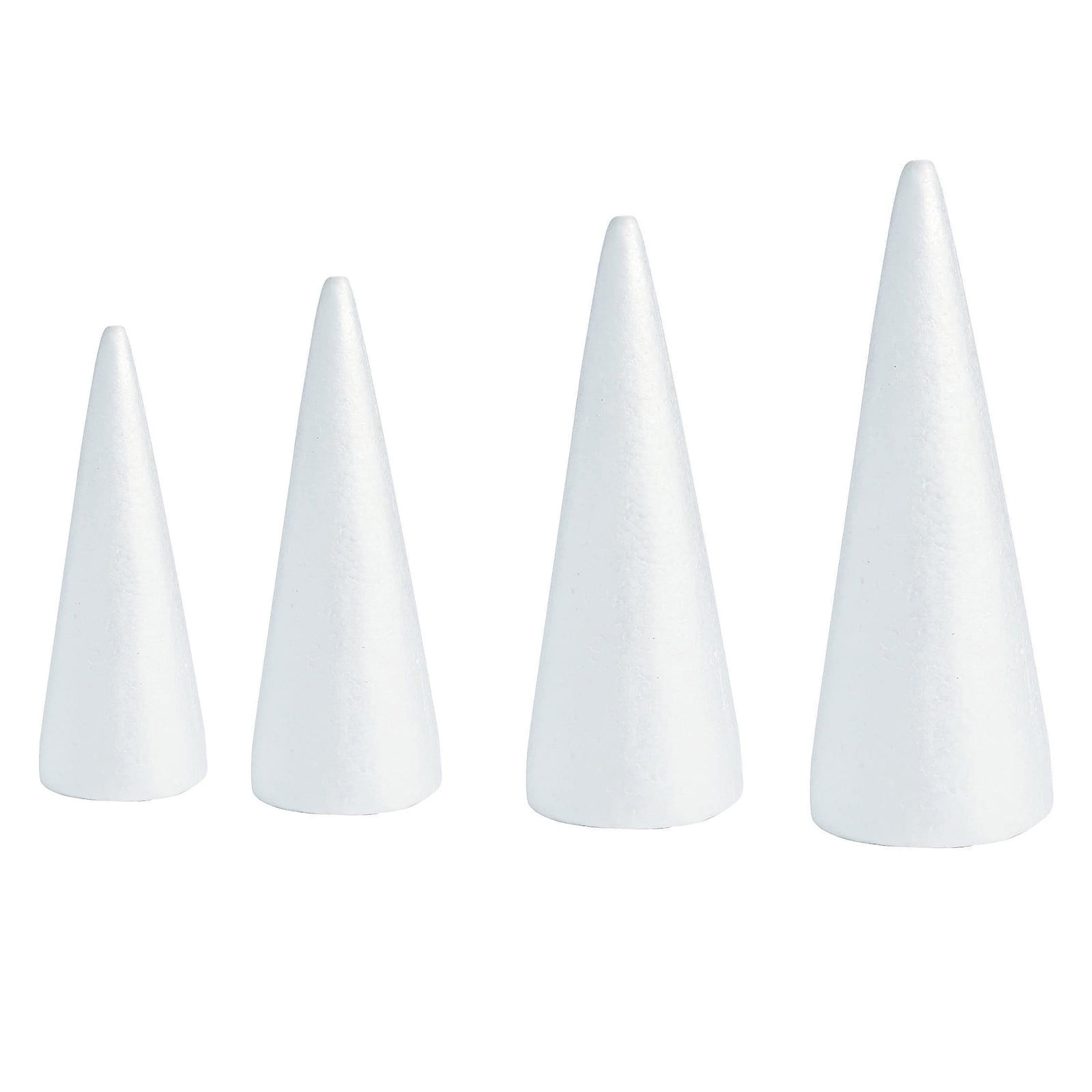Lierteer Styrofoam Foam Cones Polystyrene for Crafts DIY Painting Triangle Tree 30cmX11.5cm - Image 5