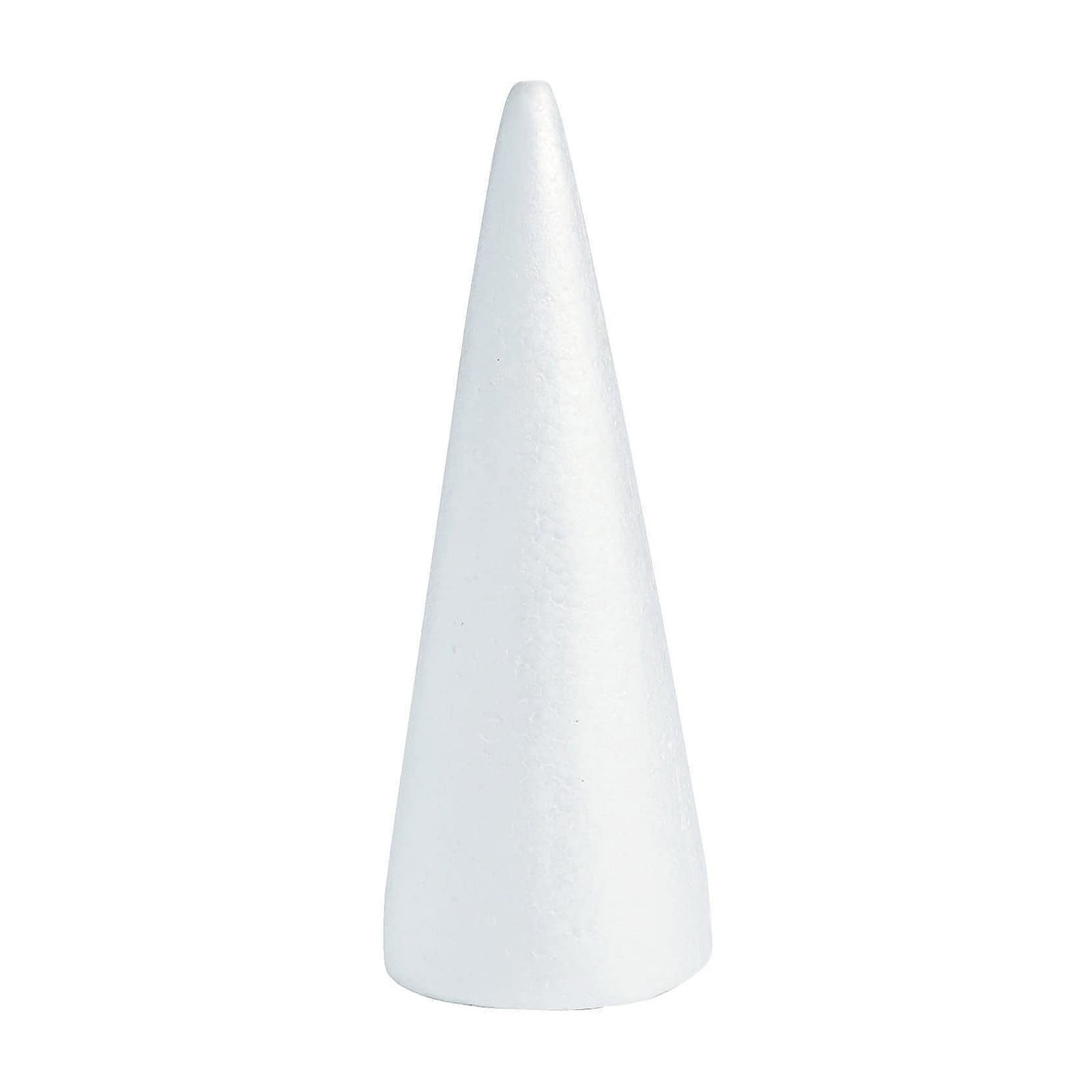 Lierteer Styrofoam Foam Cones Polystyrene for Crafts DIY Painting Triangle Tree 35cmX12.9cm - Image 2
