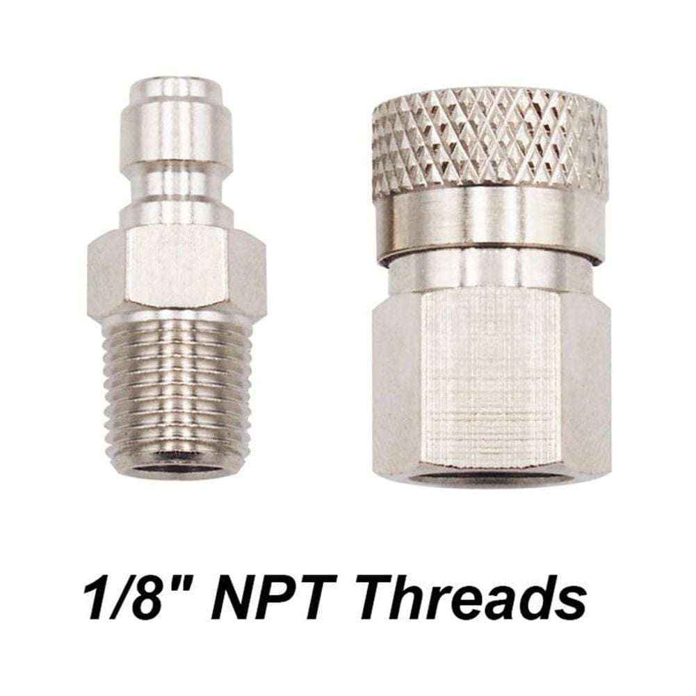 GLFSIL PCP Quick Disconnect Male & Female Set 8mm 1/8 npt Thread Accessories - Image 1
