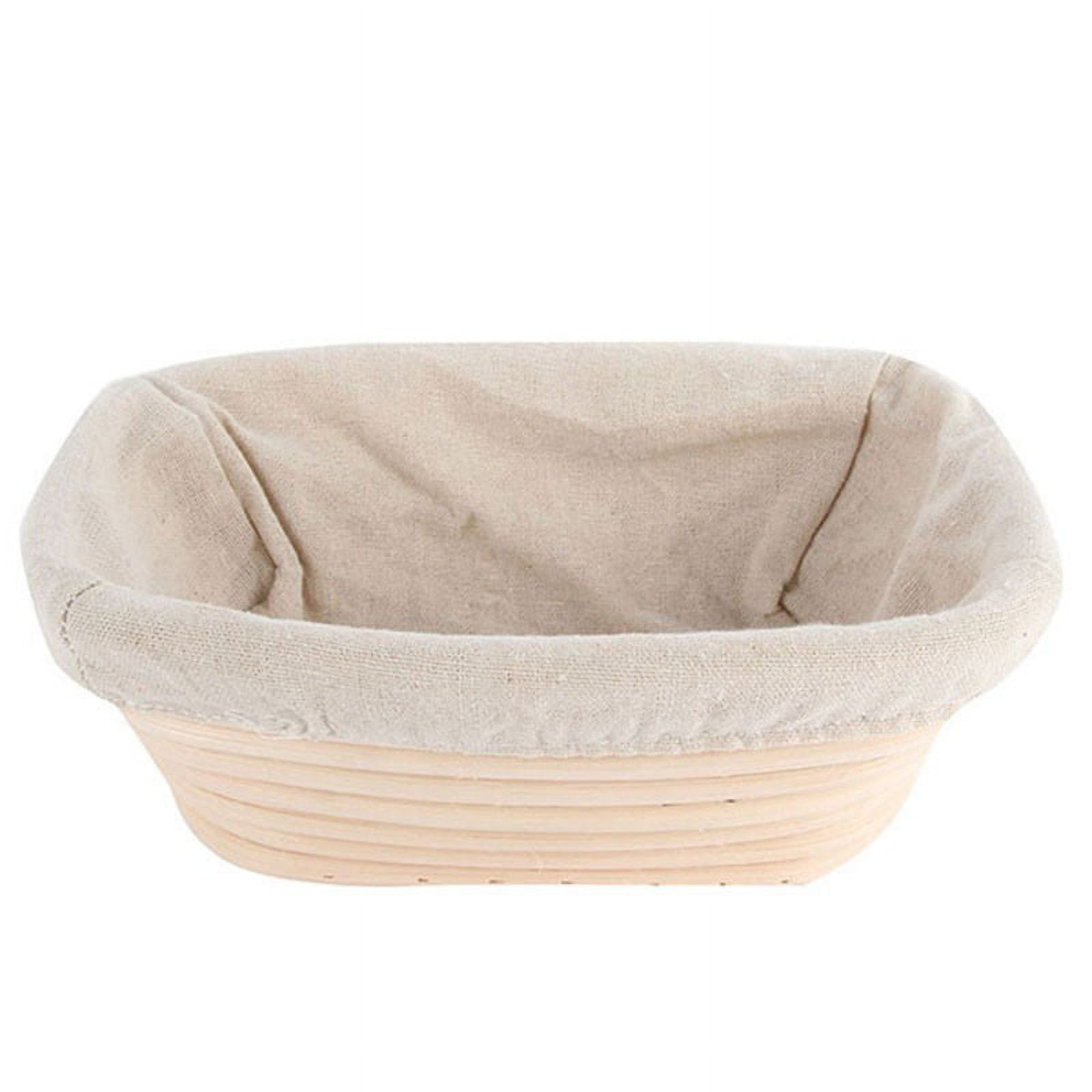 Lierteer Rattan Basket Bread Banneton Brotform Dough Proofing Proving Rattan Multi-Sizes 17*12*6 cm - Image 2