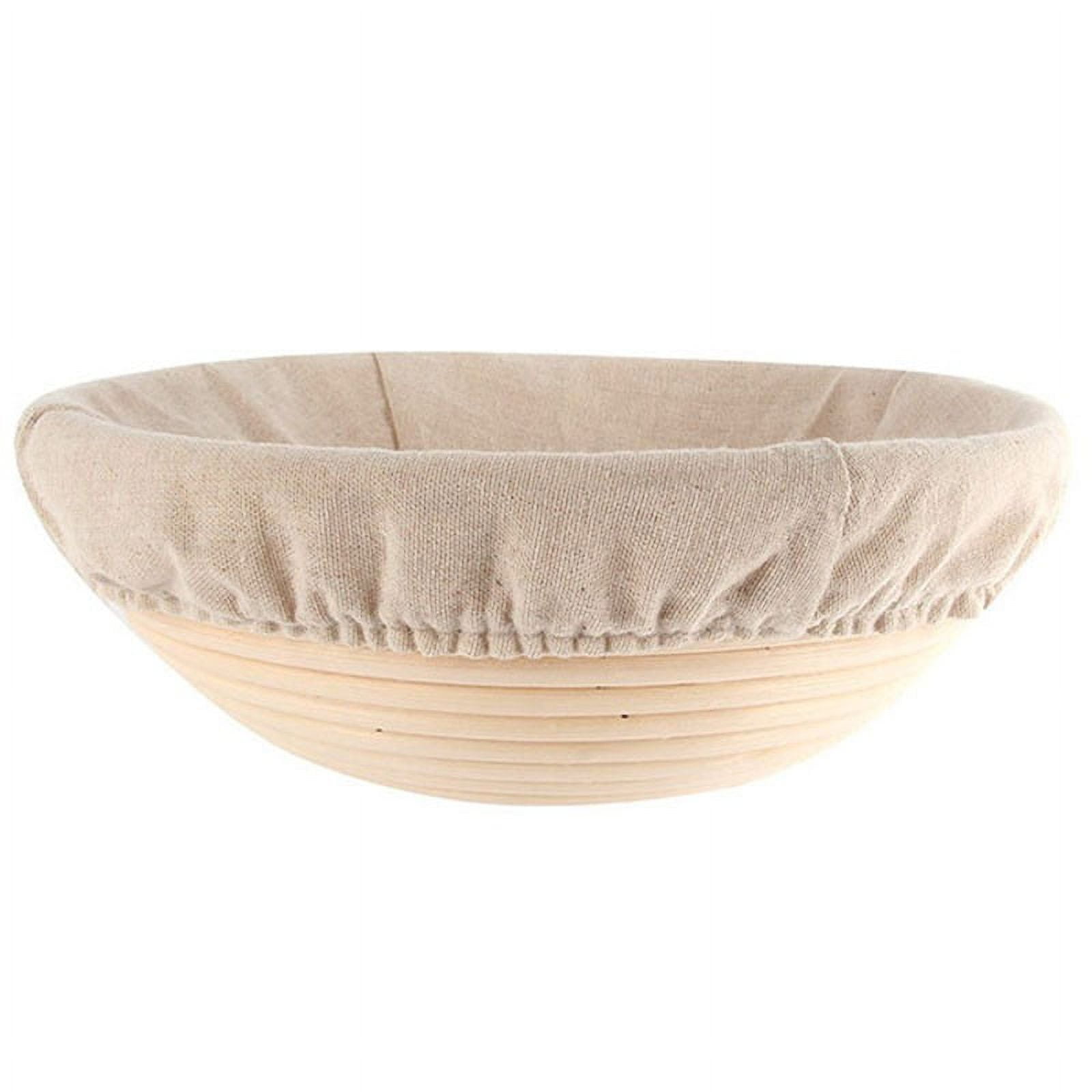 Lierteer Rattan Basket Bread Banneton Brotform Dough Proofing Proving Rattan Multi-Sizes 17*12*6 cm - Image 3