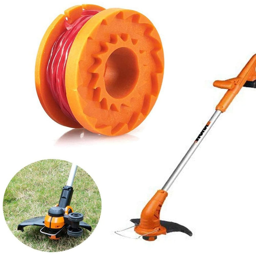 4/8Pack for Worx Wa0010 Replacement Spool Line Grass Trimmer Edger 10Ft +Cap Cover 4+1 - Image 5