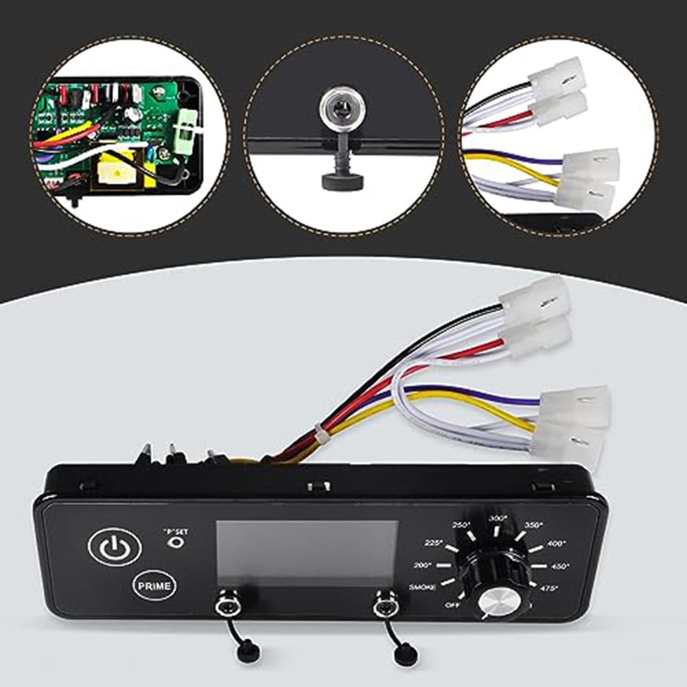 Temperature Controller for Pit Boss Grill/Smoker, Square Digital Thermostat Controller Board for PitBoss Grills with Display Adjustable Temperature 200°F-450°F, 120V 60Hz - Image 6