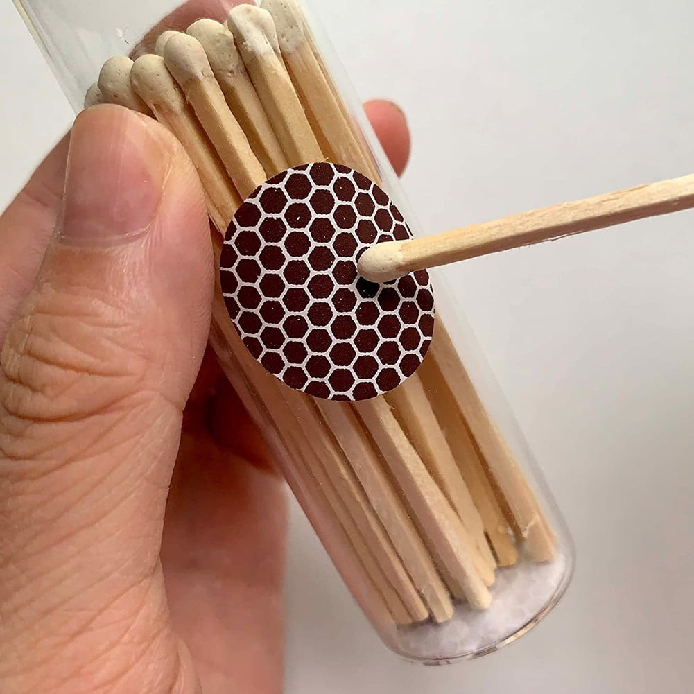 ALSLIAO Round Matches Sticker Strip Matchstick Paper Diy Striker Adhesive Accessories - Image 8