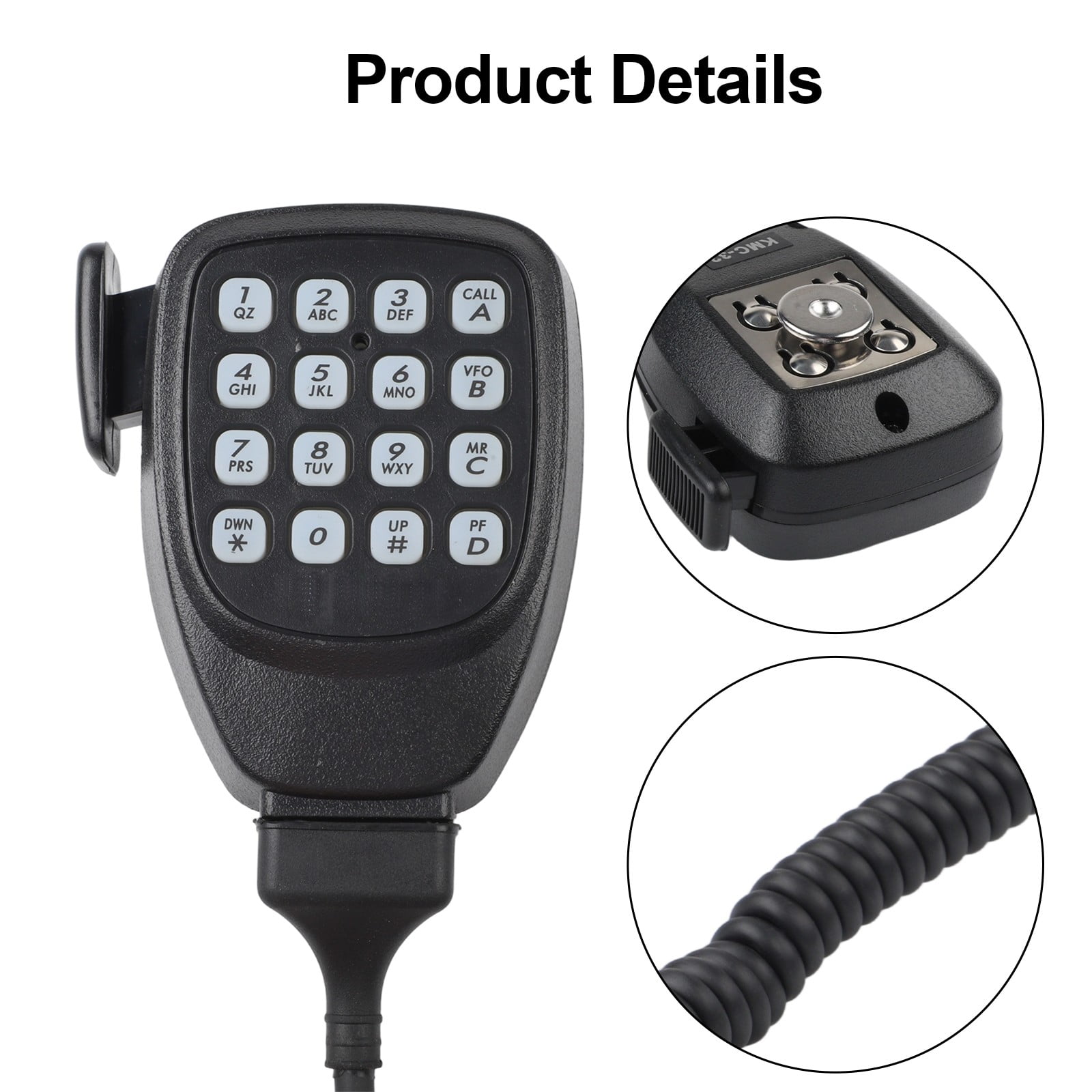 Mc-59 Microphone For Kenwood Tm-271A, Tm-281A, Tm471A, Tm-D710A, And Tm-V71A Mobile Intercoms, Large-Format Microphone Tools As Shown - Image 8