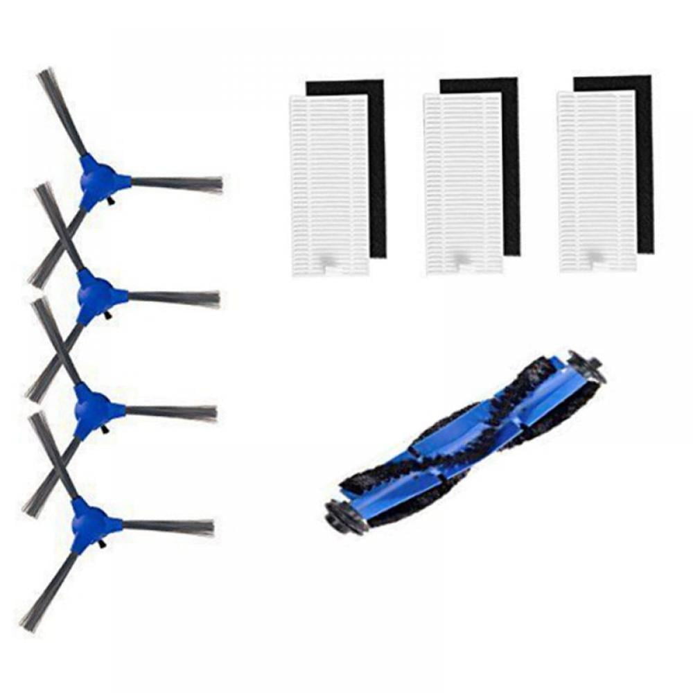 8Pcs Replacement Parts Compatible with Robot Vacuum Cleaner RoboVac 11S, 12, 15T, 15C, 25C, 30, 30C Slim Carpet Sweeper Filter Side Spin Brushes & Main Roller Brush Attachment - Image 5