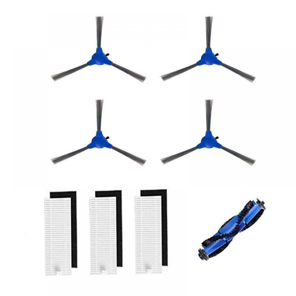 8Pcs Replacement Parts Compatible with Robot Vacuum Cleaner RoboVac 11S, 12, 15T, 15C, 25C, 30, 30C Slim Carpet Sweeper Filter Side Spin Brushes & Main Roller Brush Attachment - Image 7