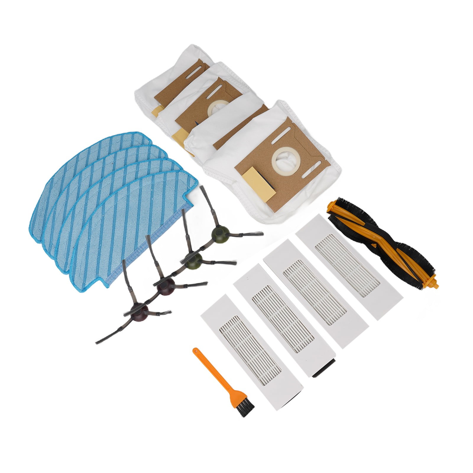 ECOVACS DEEBOOT N10/N10 PLUS Sweeping Machine Accessory Kit: Brush Roller, Side Brush, Mop Cloth, Filter, Dust Bag, Cleaning Brush Included - Image 5