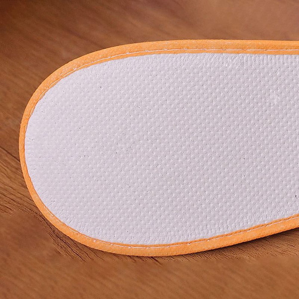 10Pairs Spa Hotel Guest Soft Slippers Closed Toe Disposable Travel Slipper - Image 4