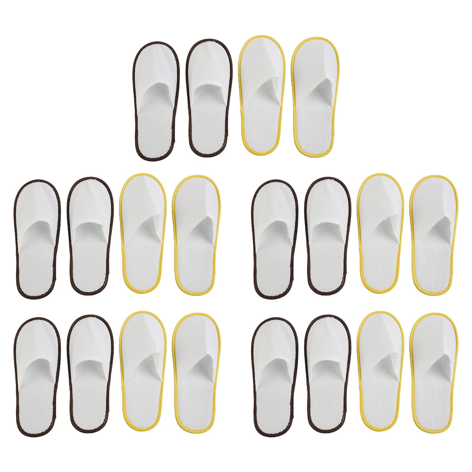 10Pairs Spa Hotel Guest Soft Slippers Closed Toe Disposable Travel Slipper - Image 7