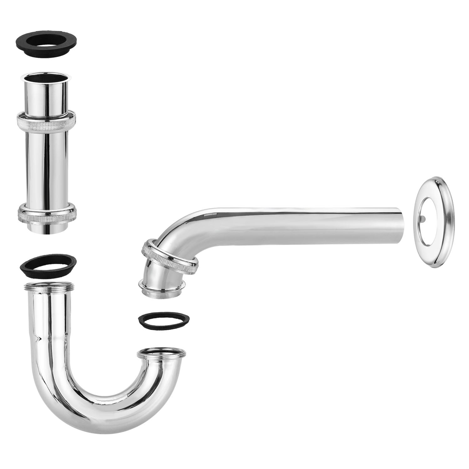 Stainless Steel 1/4' X 32Mm Waste Drain Valve Siphon Syphon for Faucet Sink - Image 5
