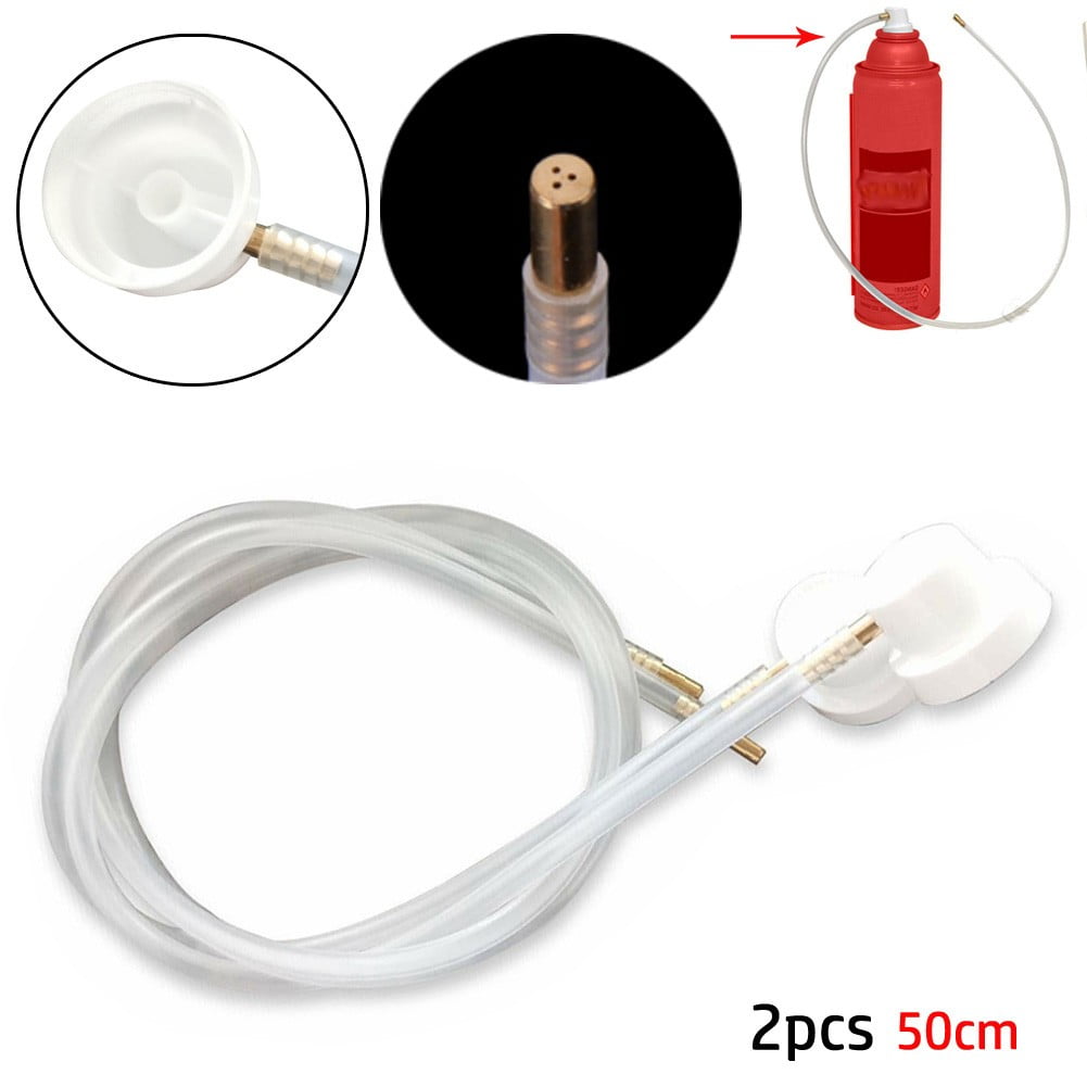 2Pcs Fluid Film Nozzle Extension Hose for Aerosol Cans Spray 50Cm - Image 5