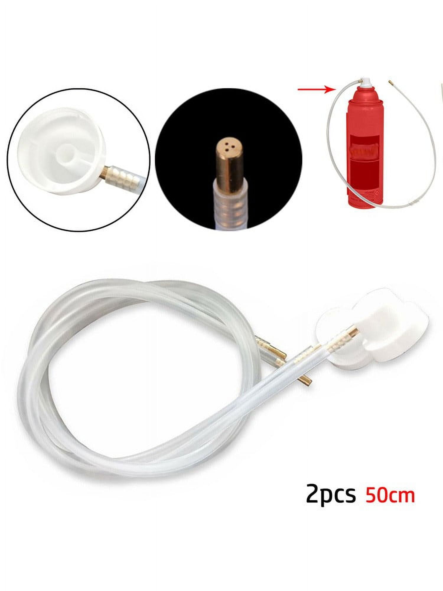 2Pcs Fluid Film Nozzle Extension Hose for Aerosol Cans Spray 50Cm - Image 8