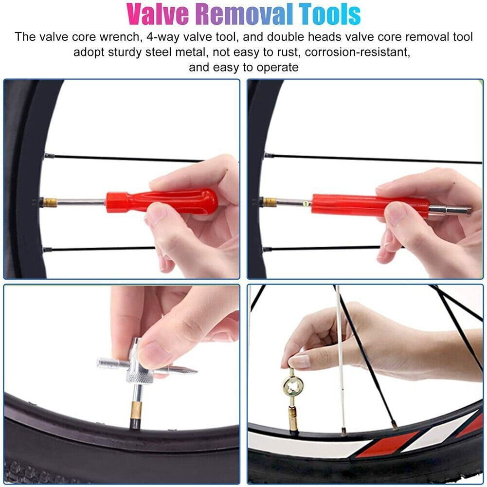 70Pcs 3 Sizes Car Truck Tire Repair Rubber Patch Tools Kit 32/42/58Mm W/ Roller - Image 4