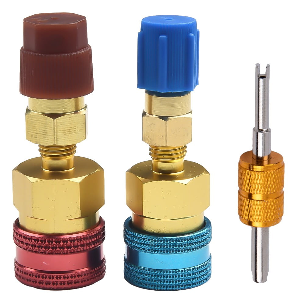 R1234Yf To R134A Quick Coupler Adapter Car Low Side Air Conditioning Fitting Kit - Image 2