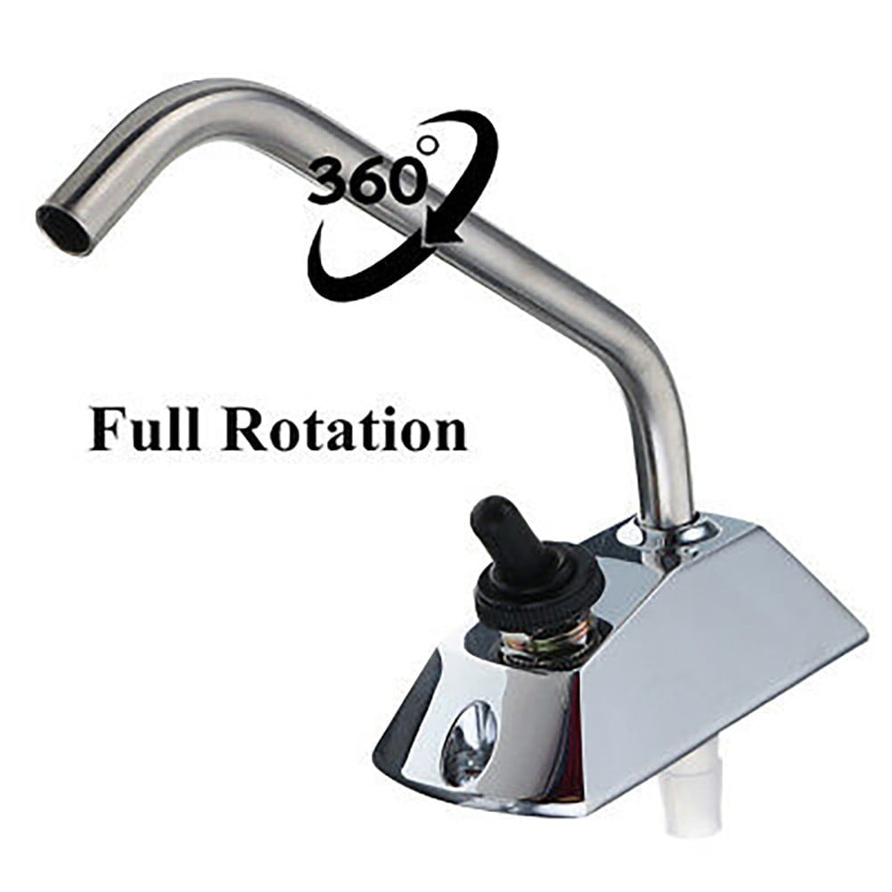12V Galley Electric Water Pump Tap Faucet Water Tap W/ Switch for Caravan Boat - Image 8