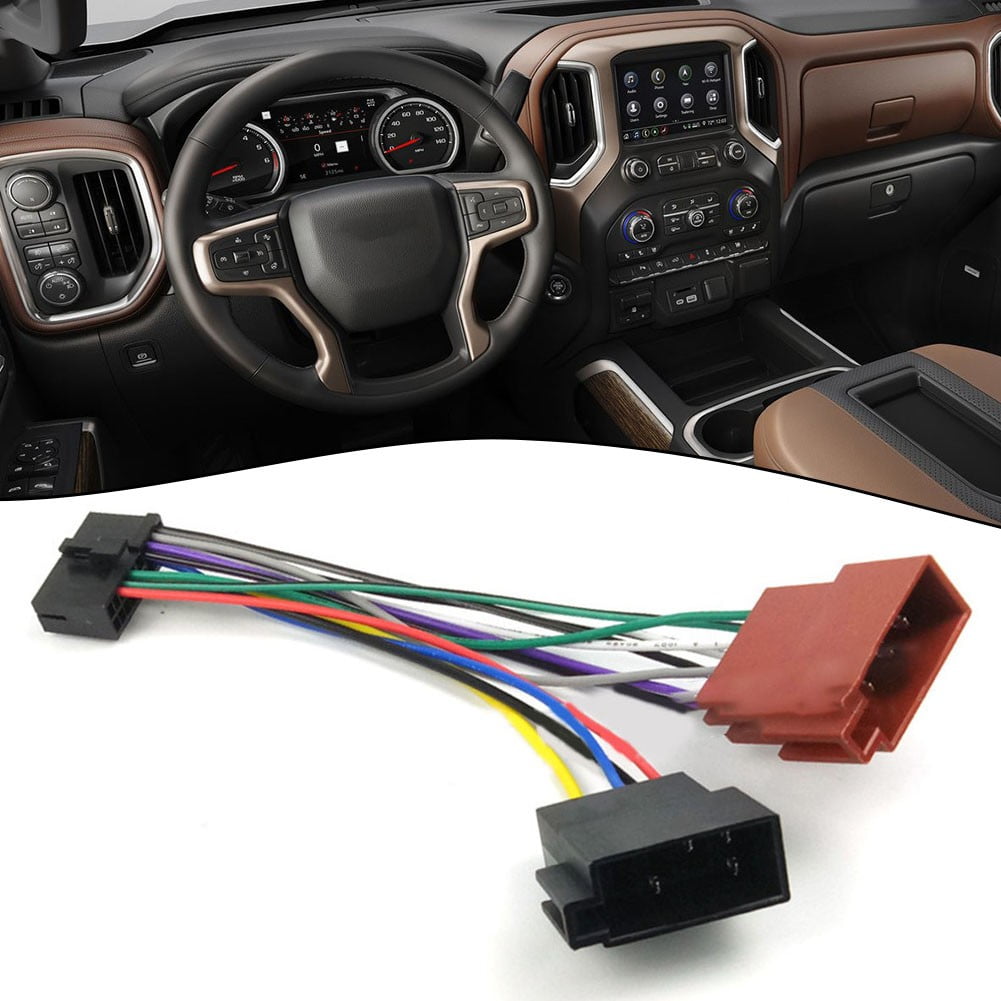 Car Radio Wire Harness 20 Pin Cd Audio Wiring Connector Iso Split Female Cable - Image 5