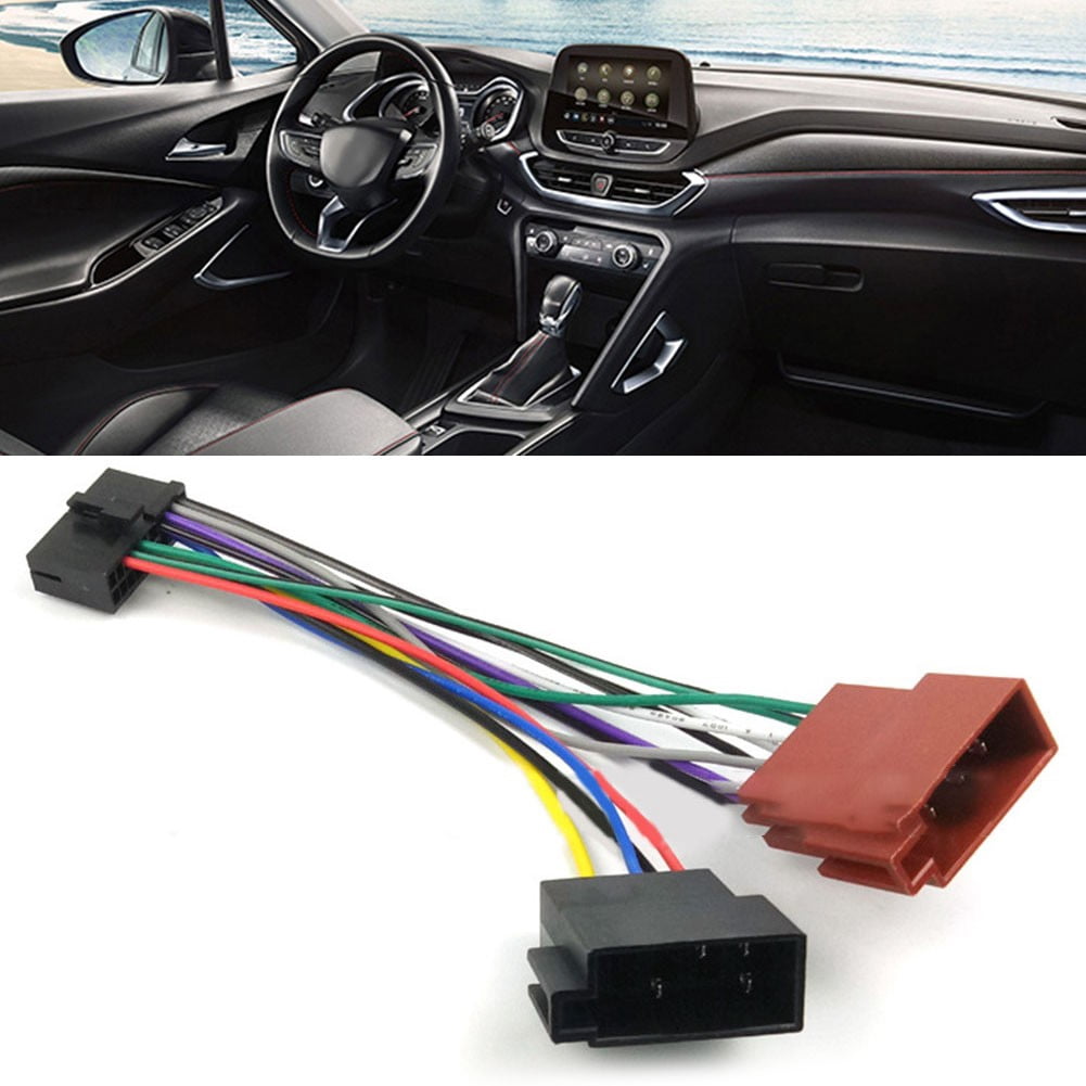 Car Radio Wire Harness 20 Pin Cd Audio Wiring Connector Iso Split Female Cable - Image 7
