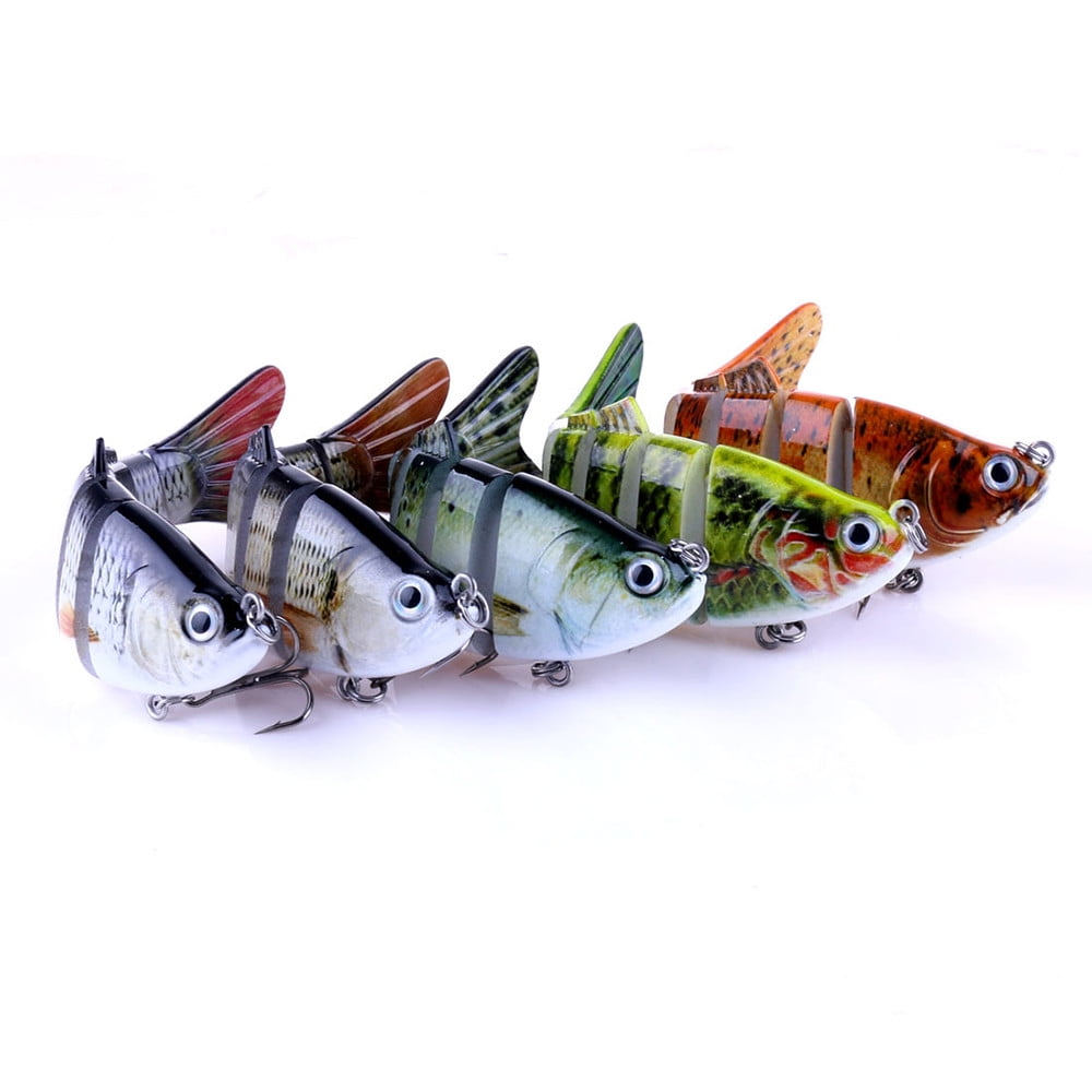 Wohany 6 Segment Swimbait Lures Crank baits Baits Hard Bait Fishing Lures - Image 2