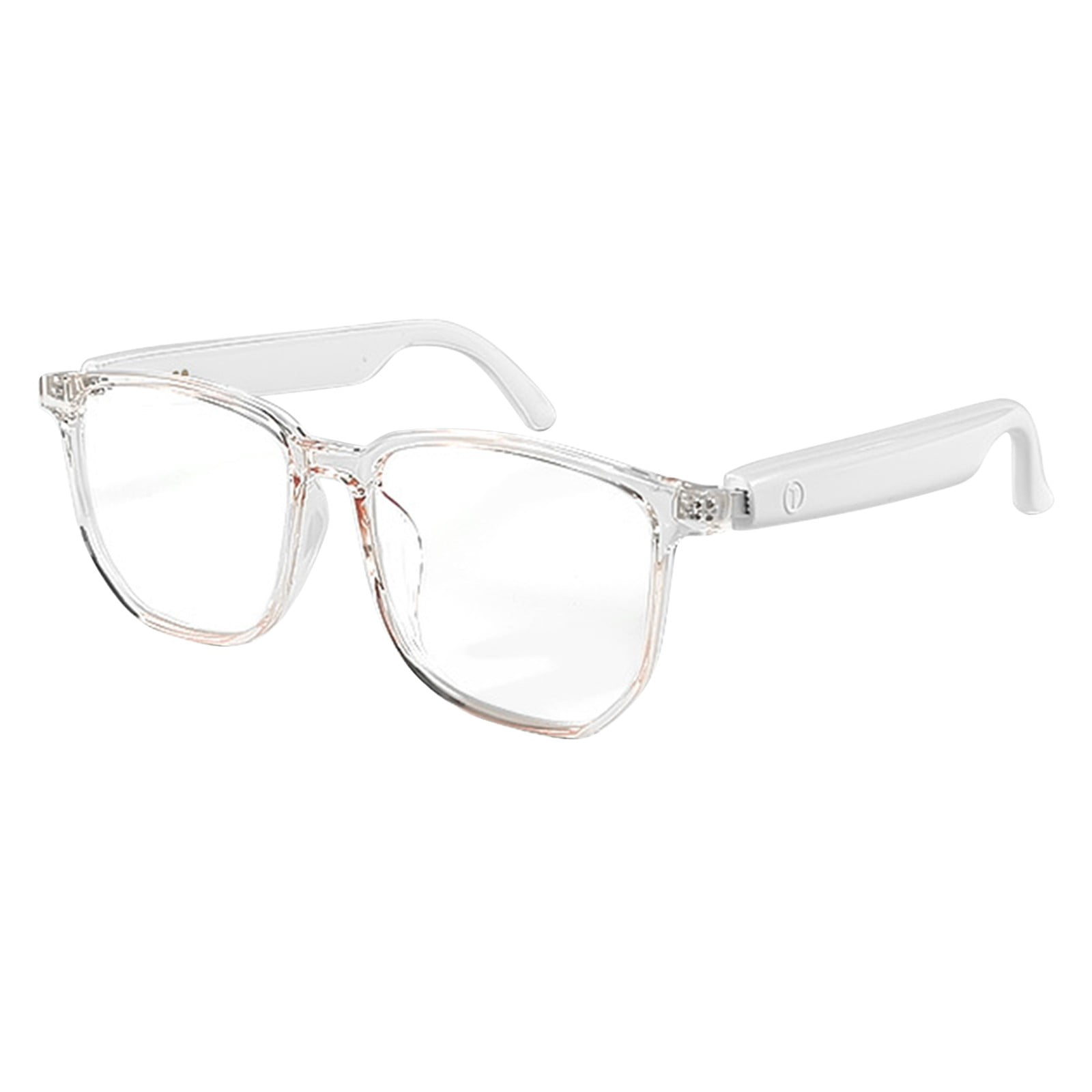 Smart Glasses with Wireless Earbuds, Lightweight Glasses With Blue Light Protection Wireless Bluetooth 5.3 Headset Function Built-in Music And Speakers Support For And Voice White - Image 2