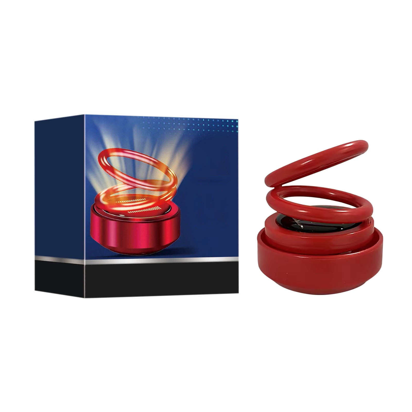 Portable Dynamic Molecular Heater,Heated Glass Fan Defroster Mini Car Heater Solar Anti-Icing Tool Kinetic Heating Portable Kinetic Molecular Car Defroster For Car Living Room Bedroom - Image 2