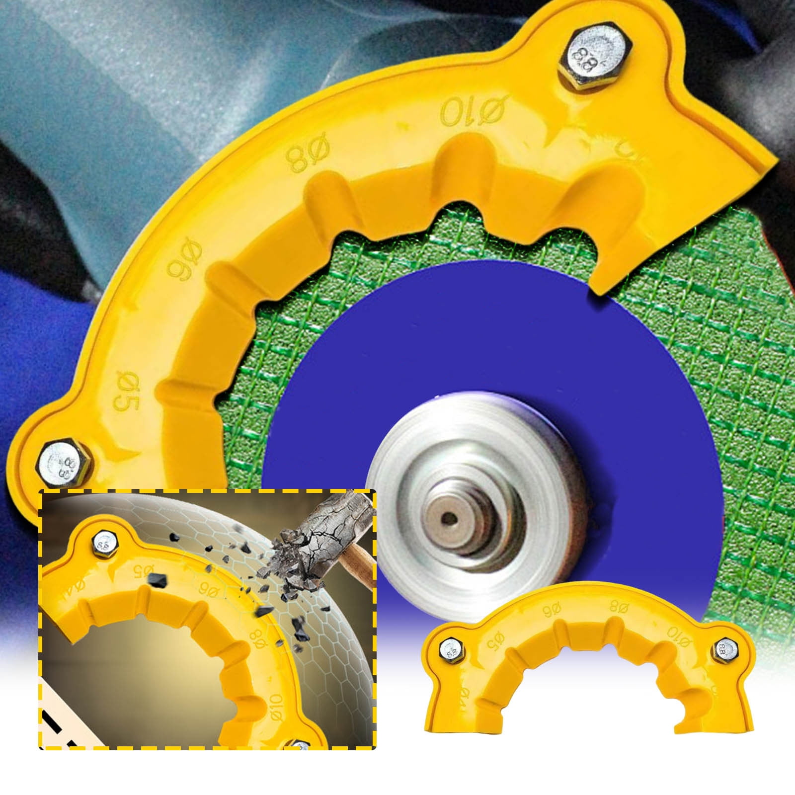 2025 New Drill Bit Sharpener, Drill Bit Grinding Attachment, Drill Sharpener, Old Drill Bit Grinder, Multi-specification Drill Bit Grinding, Giant Blade Angle Grinder for Grinding Drill Bits - Image 2