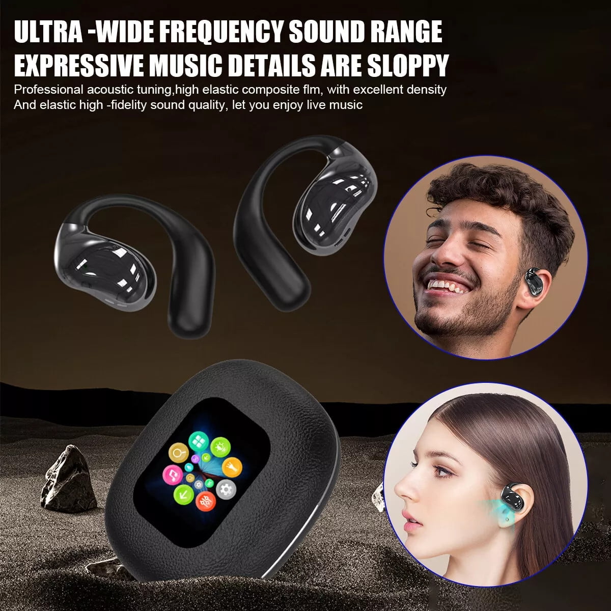 Ai Translating Ear Buds, Wireless Bluetooth Translation Earbuds Real Time Language Translator,144 Languages Translation Earbuds, Translation Headphones Unleash Seamless Conversations B - Image 5