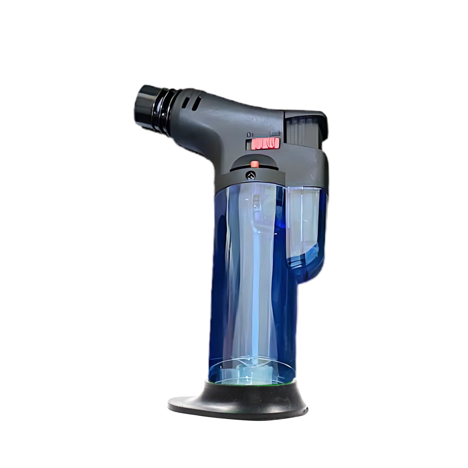 Torch Lighters, Butane Refillable Jet Flame Torch Lighter, Windproof, Safe, Vuyungers Multi Utility Lighter for Candles, Fireplaces, Campfires, Grill (Without Butane) Blue - Image 1