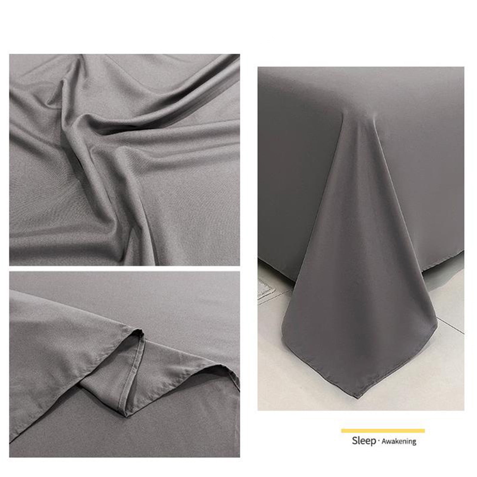 Waterproof Bed Flat Sheet ,Best Season Cotton Sheet-Long Staple Cotton Sheets Set, Soft Cotton Bed Sheets,Reusable Washable Mattress Protector Sheet, Furniture Cover for Bedding,Couch Black - Image 4