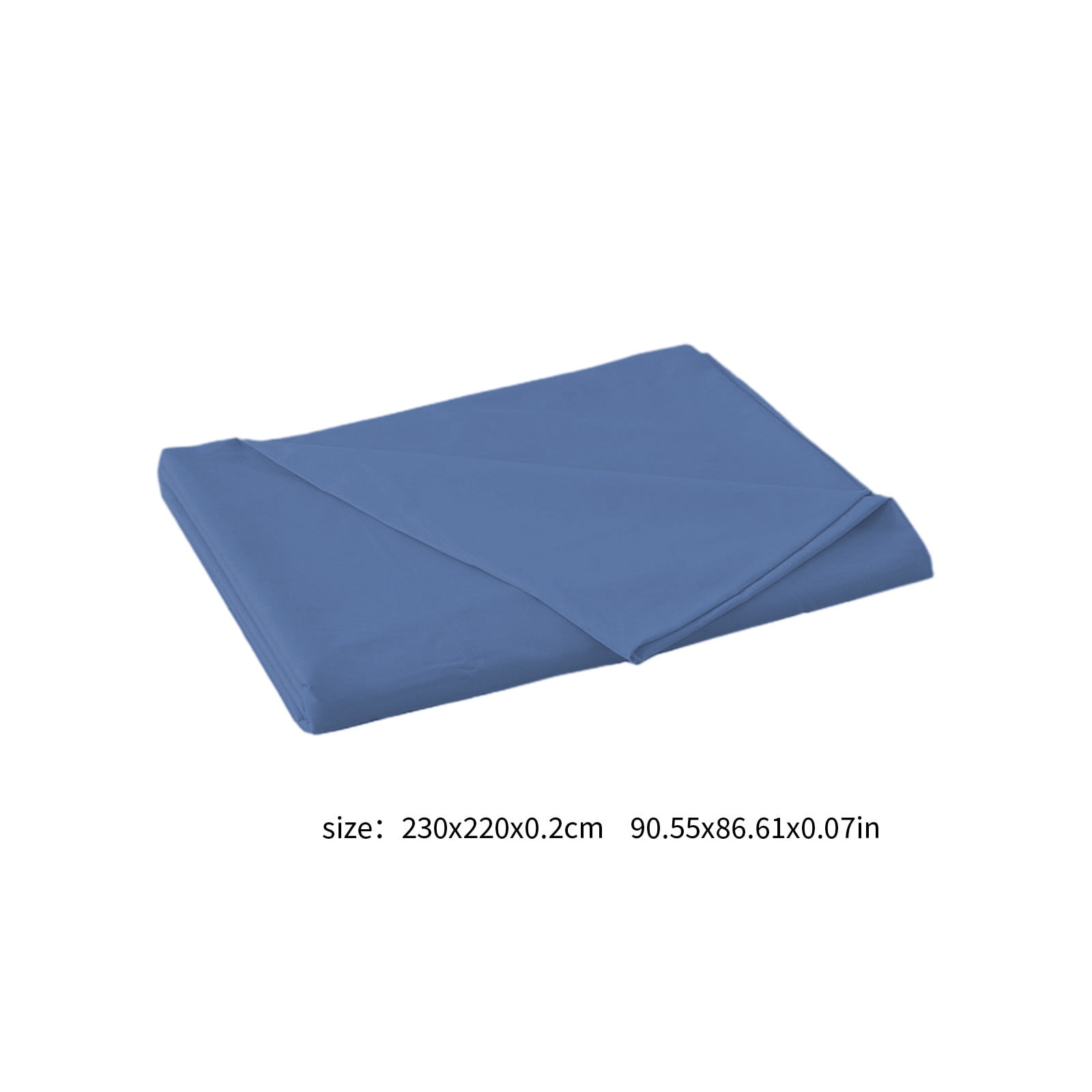 Waterproof Bed Flat Sheet ,Best Season Cotton Sheet-Long Staple Cotton Sheets Set, Soft Cotton Bed Sheets,Reusable Washable Mattress Protector Sheet, Furniture Cover for Bedding,Couch Blue - Image 3