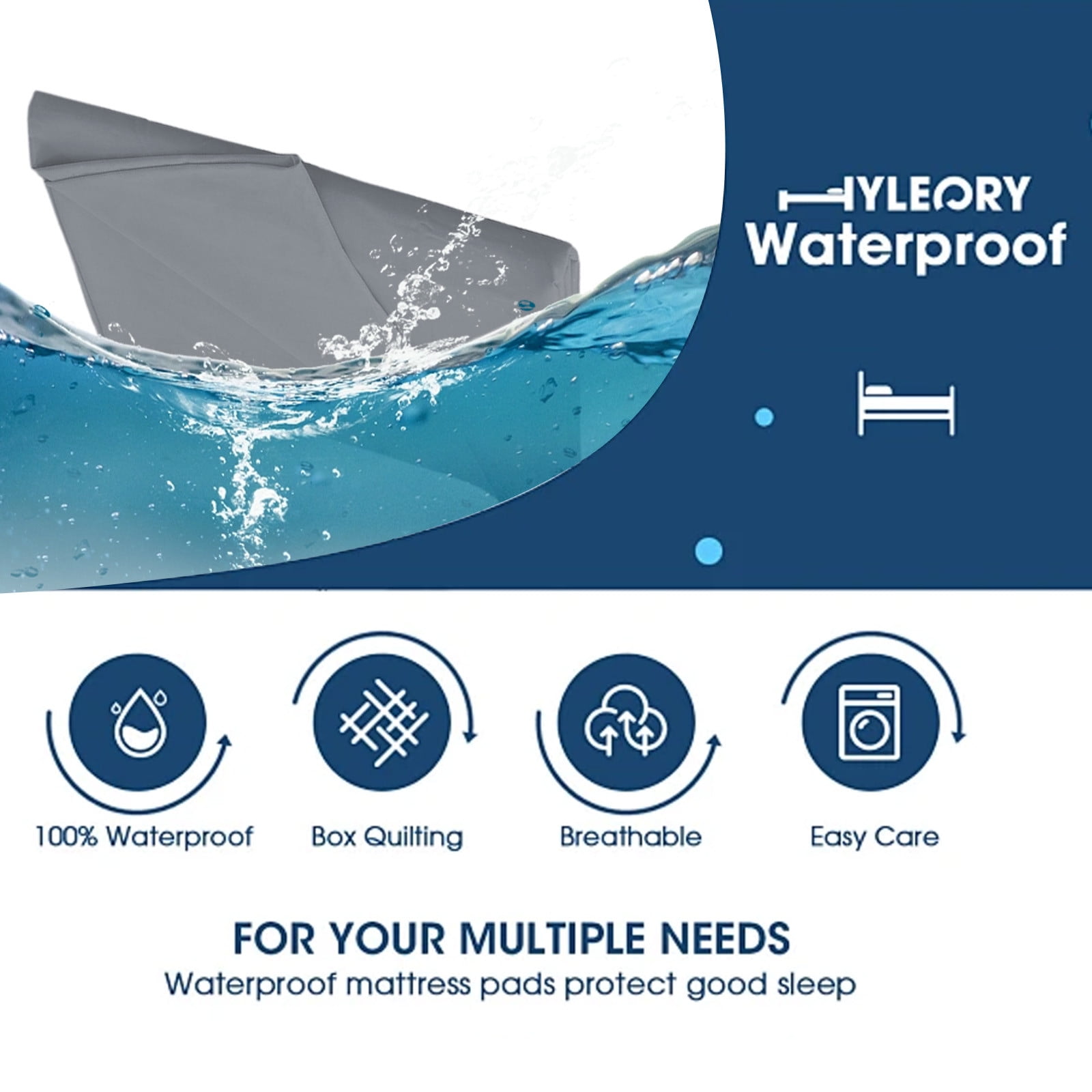 Waterproof Bed Flat Sheet ,Best Season Cotton Sheet-Long Staple Cotton Sheets Set, Soft Cotton Bed Sheets,Reusable Washable Mattress Protector Sheet, Furniture Cover for Bedding,Couch P-ink - Image 2