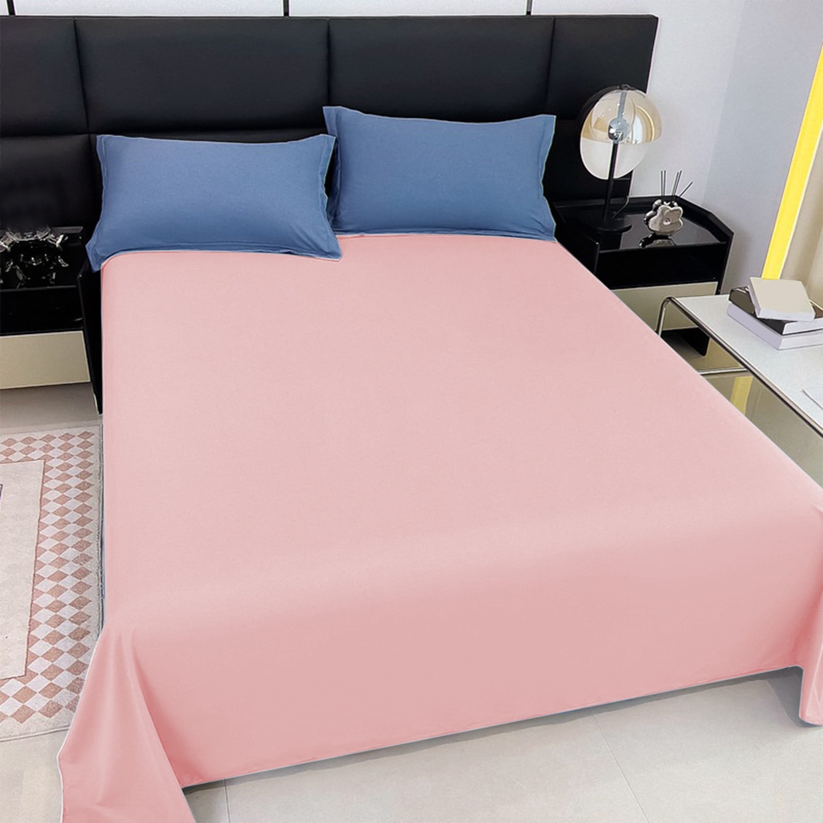 Waterproof Bed Flat Sheet ,Best Season Cotton Sheet-Long Staple Cotton Sheets Set, Soft Cotton Bed Sheets,Reusable Washable Mattress Protector Sheet, Furniture Cover for Bedding,Couch P-ink - Image 5