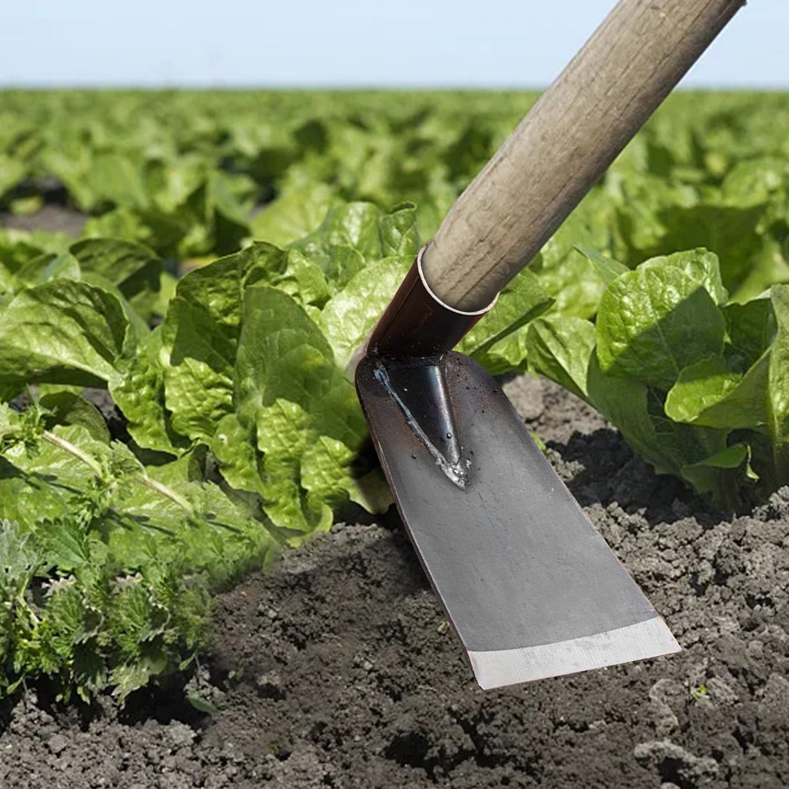 Cetilox Outdoor Hoe Garden Tool -Garden Hula Hoes for Weeding Gardening - Weeding Loop Stirrup Hoe for Planting Vegetables Flower Hoes - Planting Vegetables Flower Hoes Without handle C - Image 1