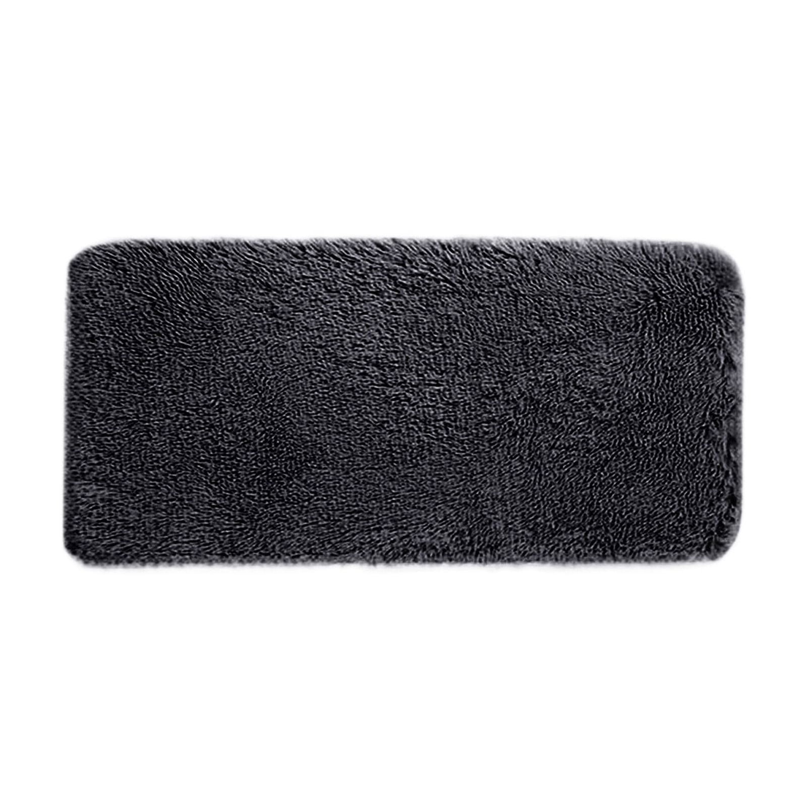 Washable Runner Rug for Bedroom Living Room Rug - 40 x 15.7 Inch Bath Mats Red Soft Fluffy Hallway Runner Rug, Non-Slip Indoor Carpet for Kitchen Laundary Room Decor Entryway Bathroom Red - Image 2