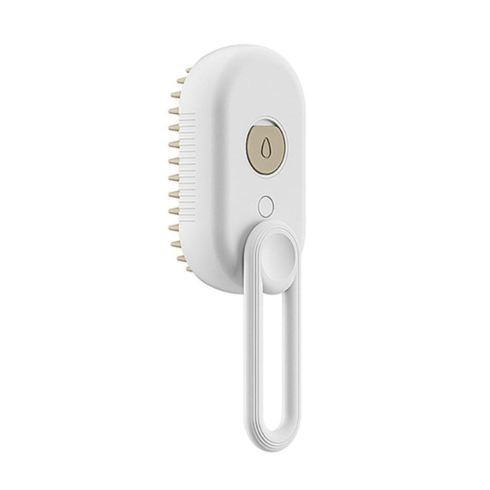 Pet Spray Massage Comb with Steam - 3-in-1 Steam Grooming Brush for Cats & Dogs, Pet Hair Removal, Massage & Cleaning Spray Comb, Ergonomic & Portable, Compact & Easy to Clean,for Bathing & Grooming White - Image 2